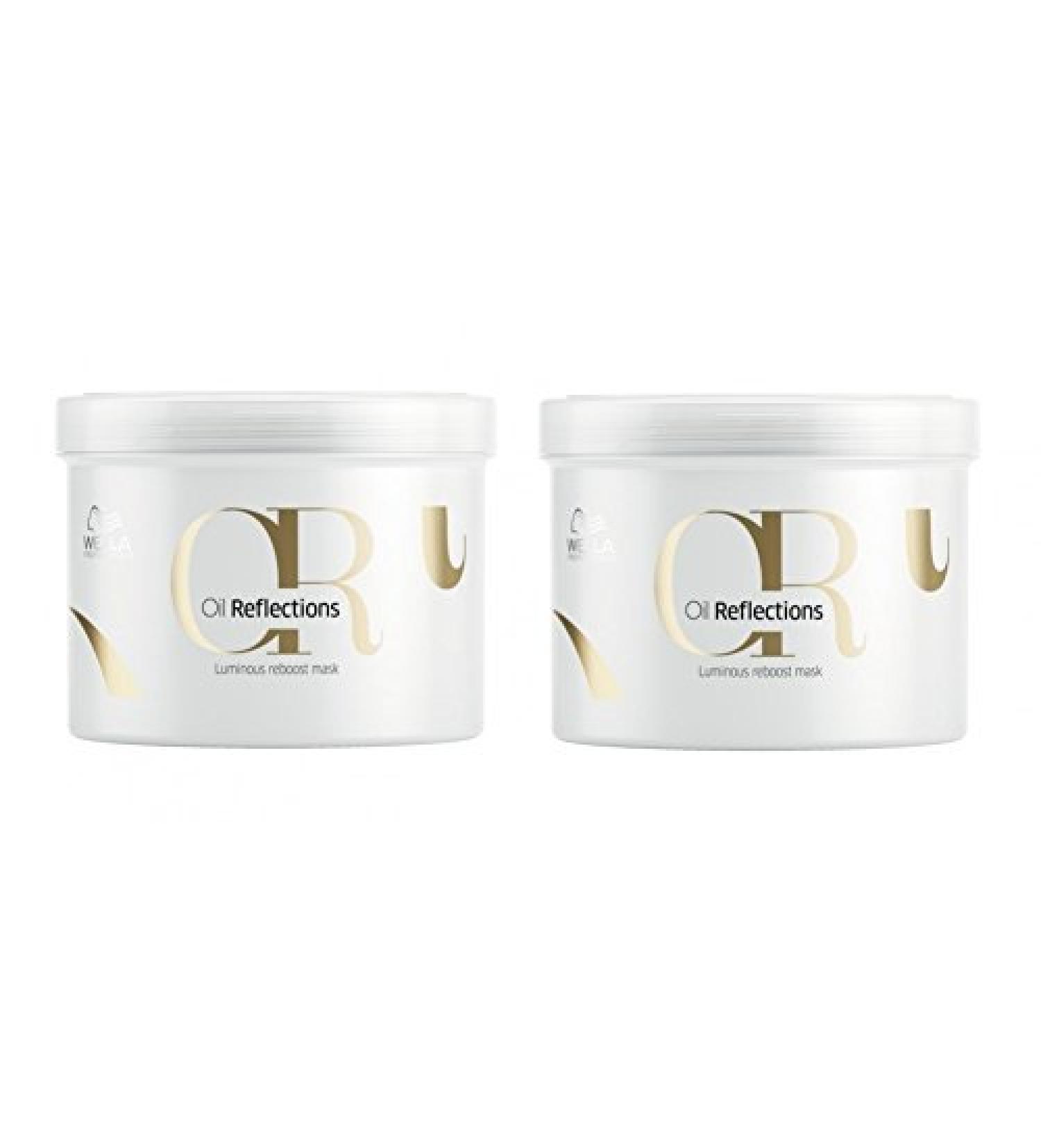 Wella Oil Reflections Luminous Reboost Mask 2 x 500 ml hair treatment with camellia oil
