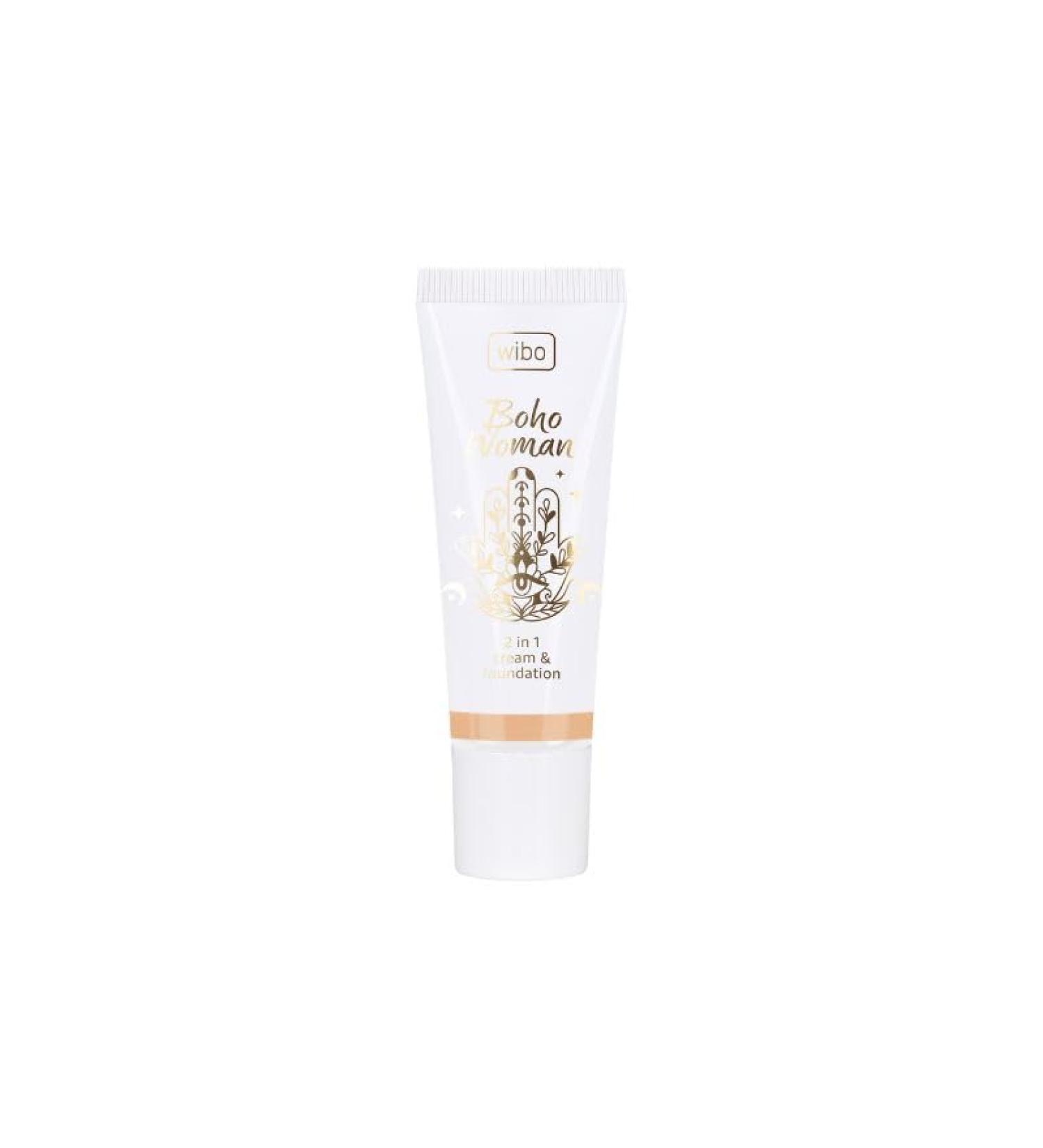 WIBO WIBO BOHO WOMAN 2IN1 CREAM&FOUNDATION CREAM FOUNDATION No 2 25G