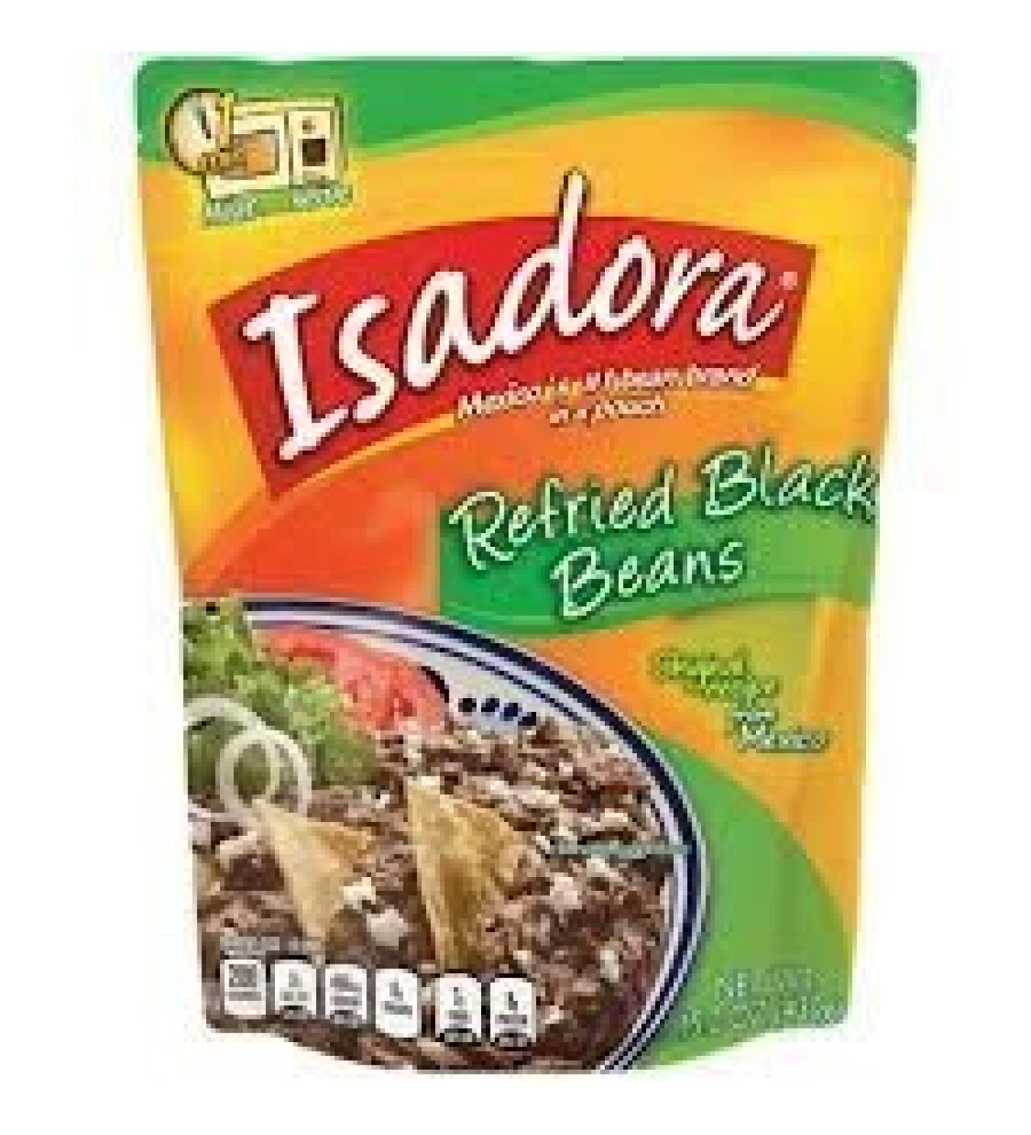Isadora Refried Black Beans 15.2 Ounce (Pack Of 2)