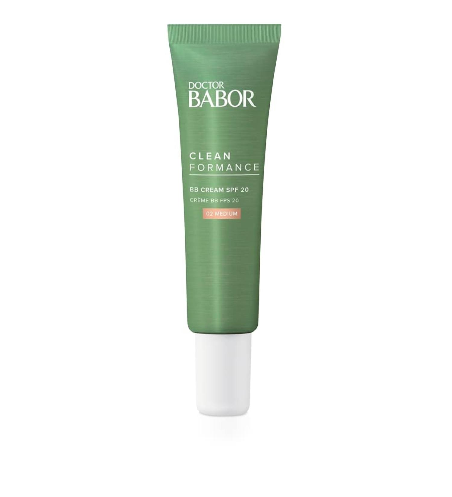 DOCTOR BABOR CLEANFORMANCE BB Cream SPF 20 get nte Creme mit Lichtschutz mittlere Deckkraft f r einen ebenm ßigen Teint Vegane Formel 1 x 30 ml 02 Medium