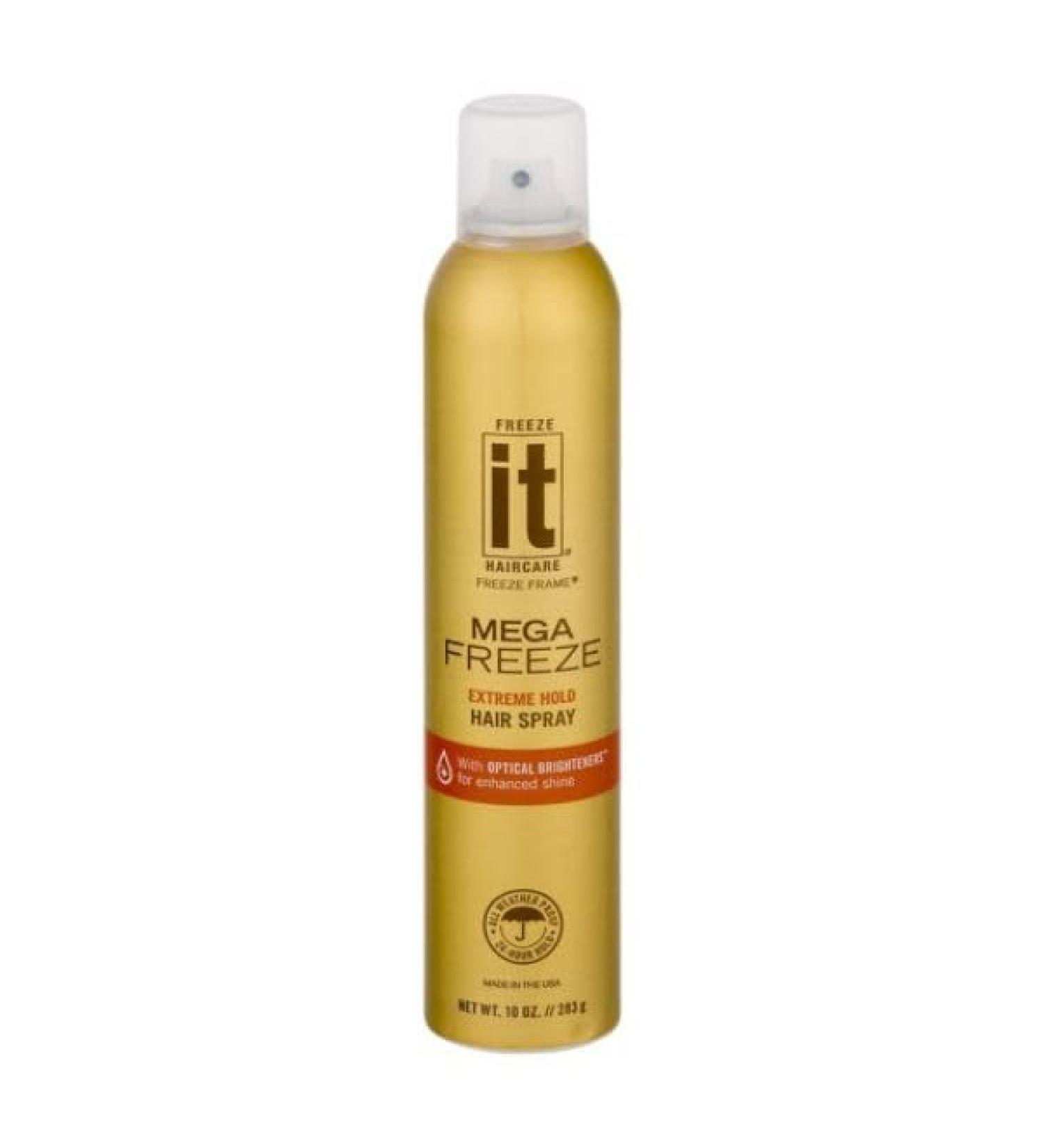 Mega Freeze Hair Spray Extreme Hold Nourishing UV Protection 10 oz (Pack of 1) - Buy Online on GoSupps.com