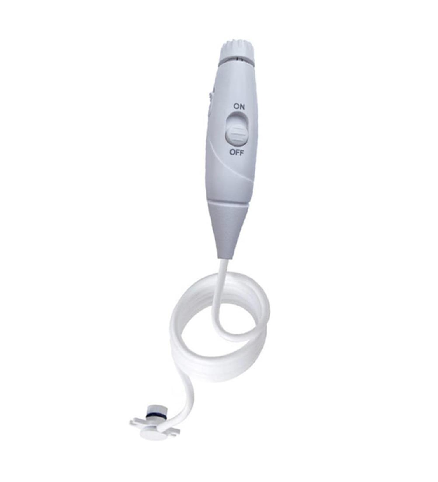 Waterpik Compatible Replacement Tube - White Plastic Handle Oral Hygiene Accessory for WP-100, WP-130, WP-660, WP-900 - Slide Switch - Buy Online on GoSupps.com