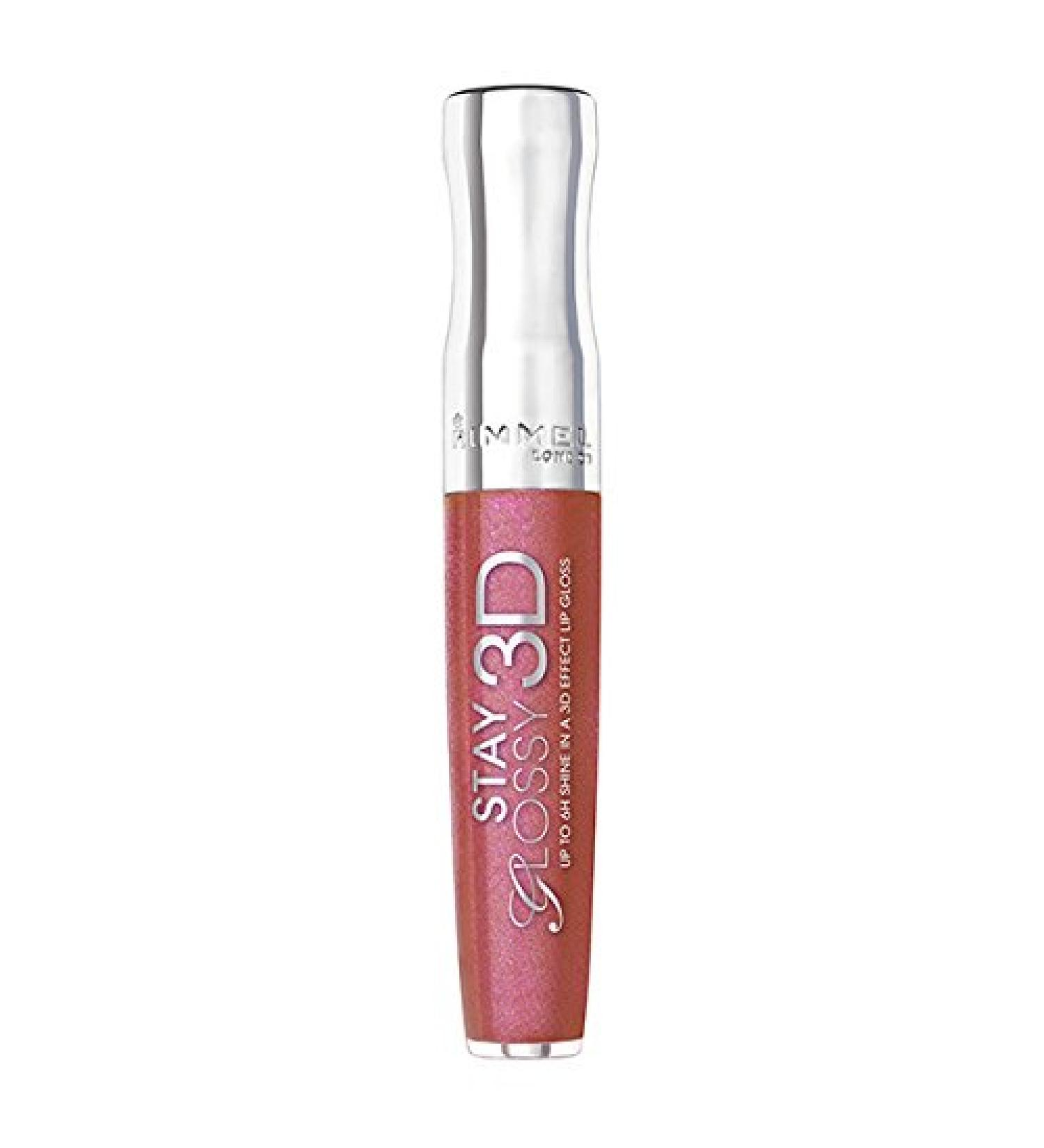 Rimmel Stay Glossy 3D Lipgloss  Love At The Movies  0.18 Fluid Ounce
