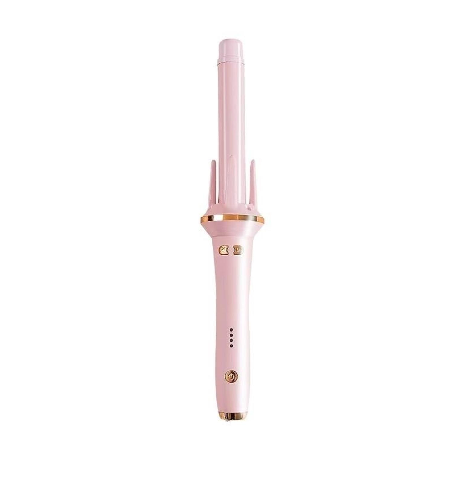 Effortless Hair Curler - Create Beautiful Curls with Ease | Pink Hair Styling Tool for Perfect Hairstyles - Buy Online on GoSupps.com