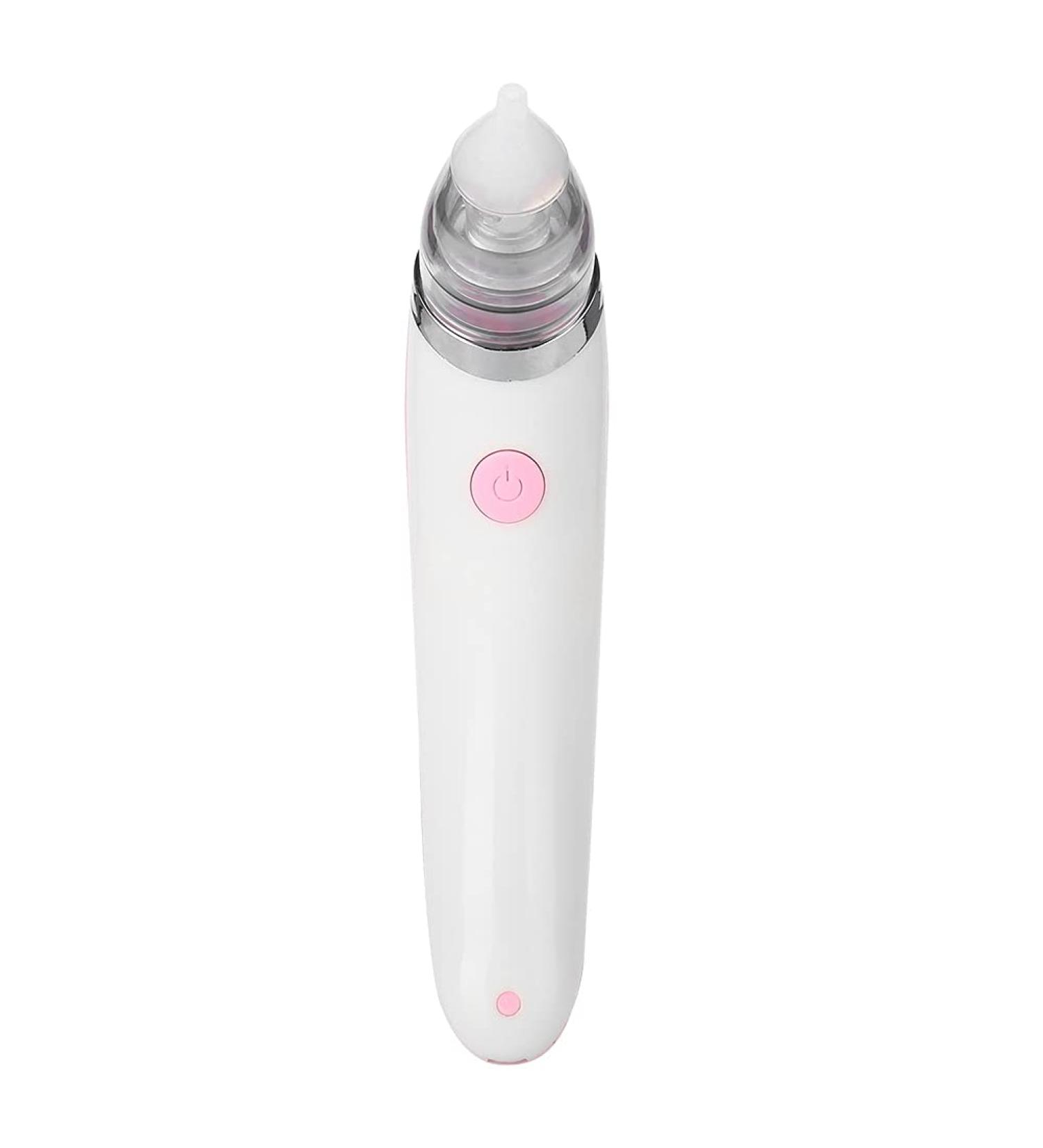 Blackhead Sucker Nasal Aspirator for Newborns & Women - Pink Electric Nose Cleaner for Deep Facial Cleansing and Skin Care - Buy Online on GoSupps.com