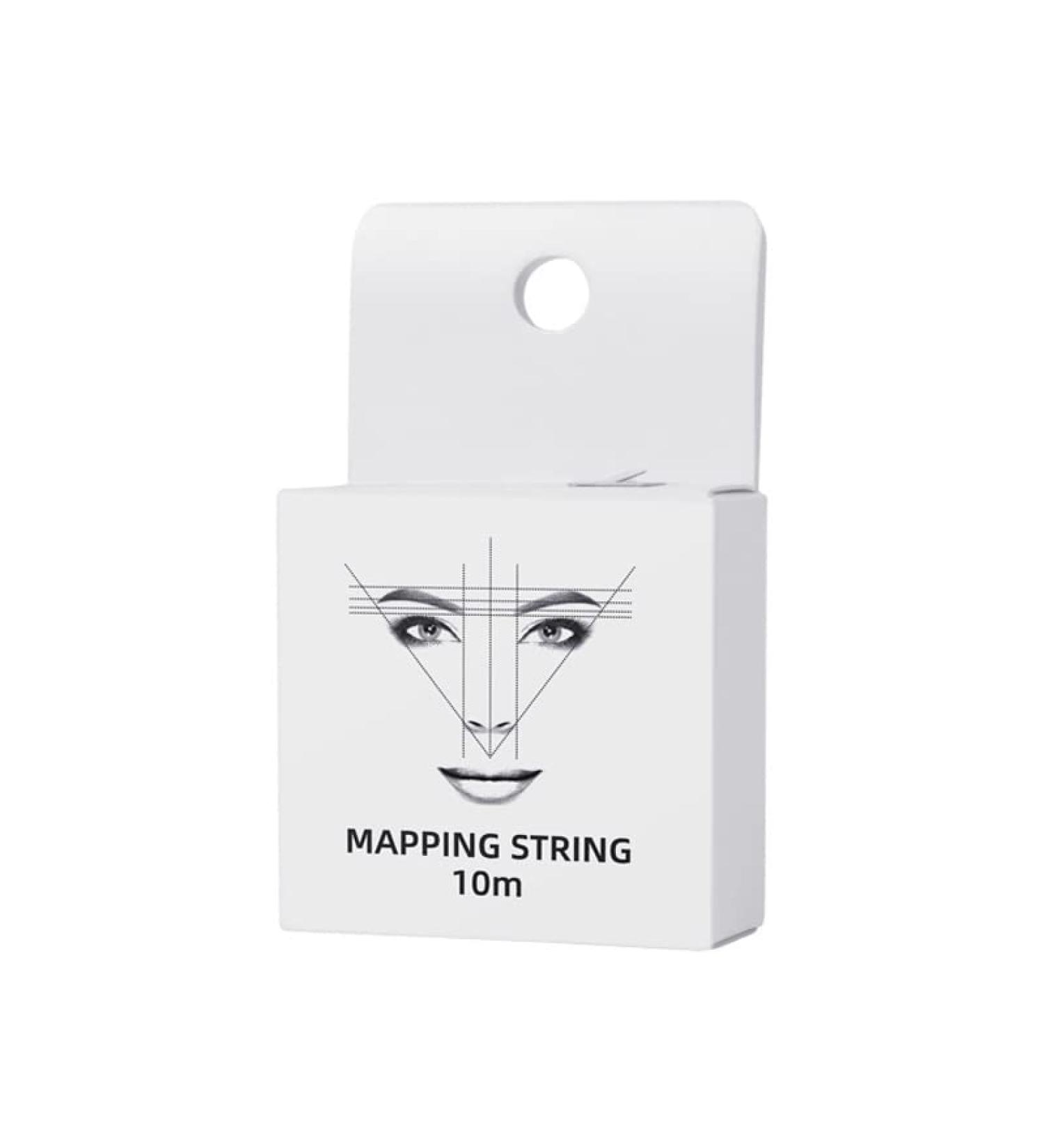 Premium White Eyebrow Mapping String for Microblades - 10M Ink-Containing String for Straight Lines and Precise Positioning - Buy Online on GoSupps.com