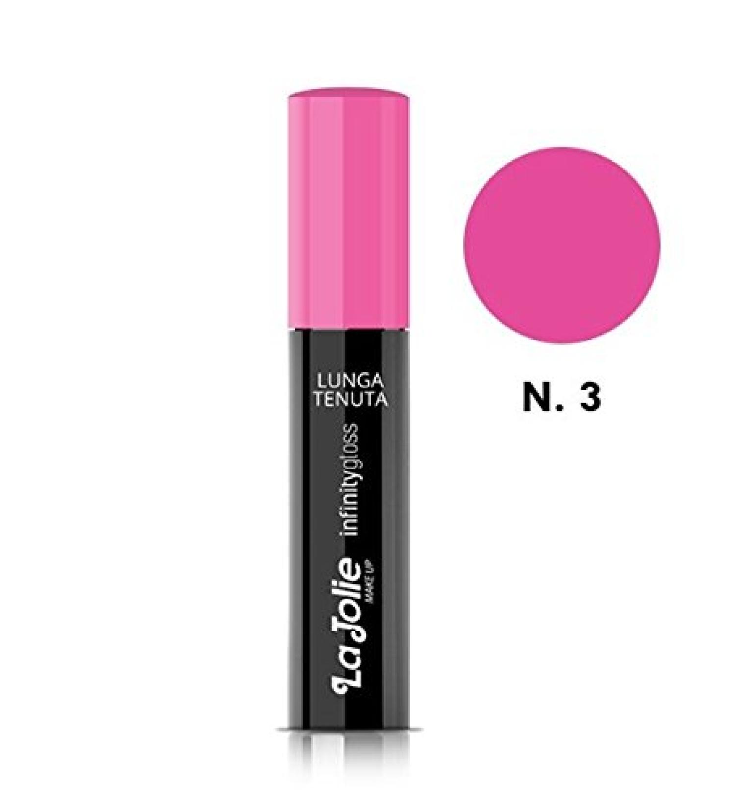 Infinity Gloss - Semi-Permanent Long-Lasting Opaque Lip Gloss N.3