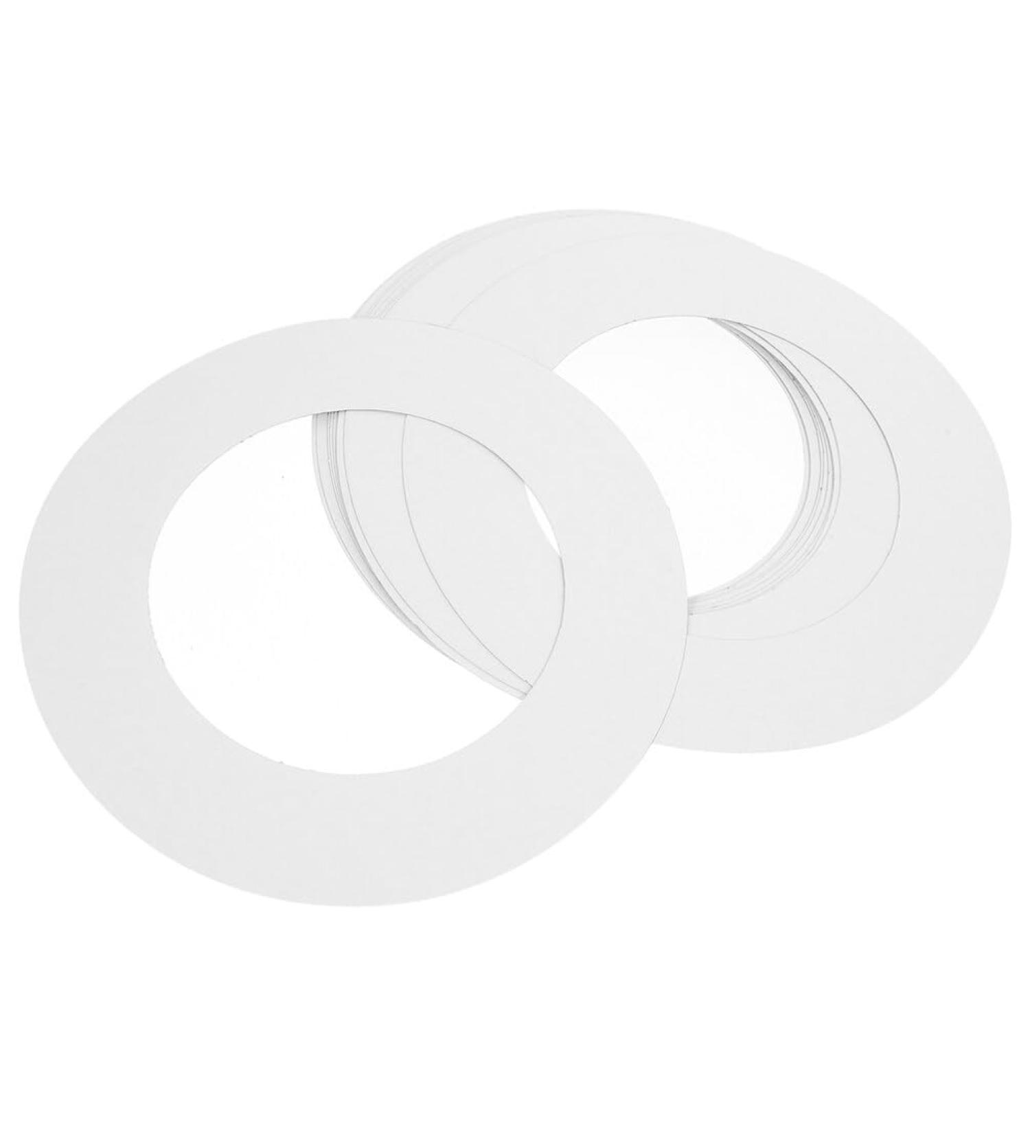 Minkissy 10x Wax Warmer Paper Rings - Matte Hair Removal Wax Paper Pads & Accessories for Smooth Skin - Buy Online on GoSupps.com
