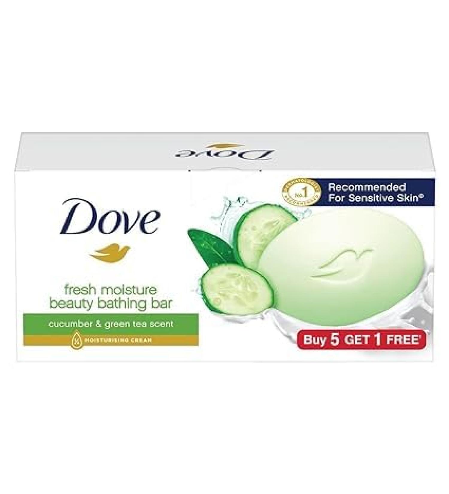Do.vee Fresh Moisture Beauty Bathing Bar - Soft & Refreshed Skin 450g (Pack of 6) | Premium International Shipping - Buy Online on GoSupps.com