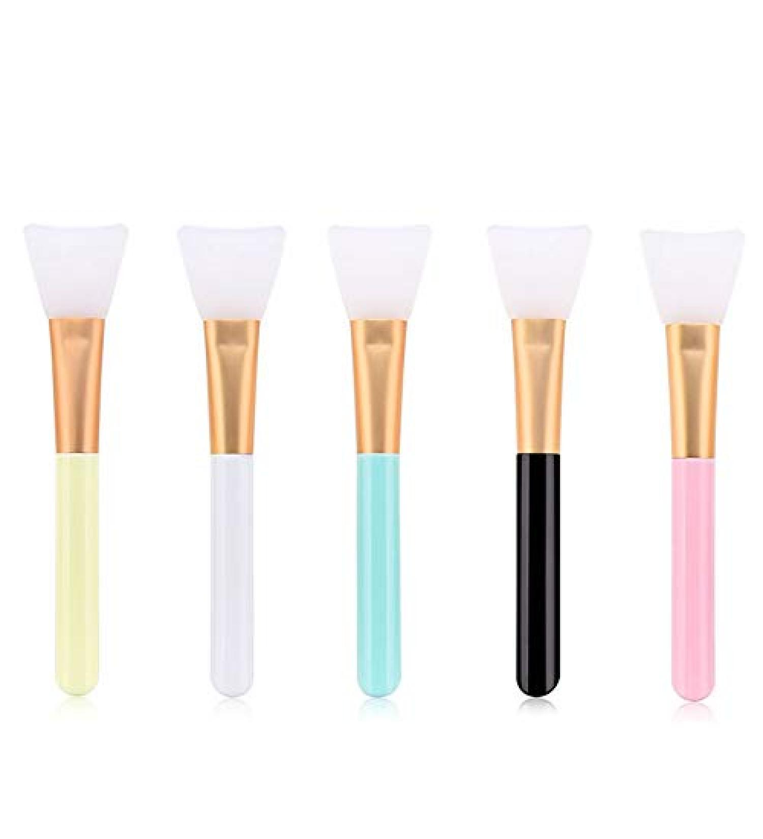 RIYAN Silicone Facial Mask Brush Professional Soft Head Silicone Brush Homemade Makeup Mask Application Brush - Buy Online on GoSupps.com