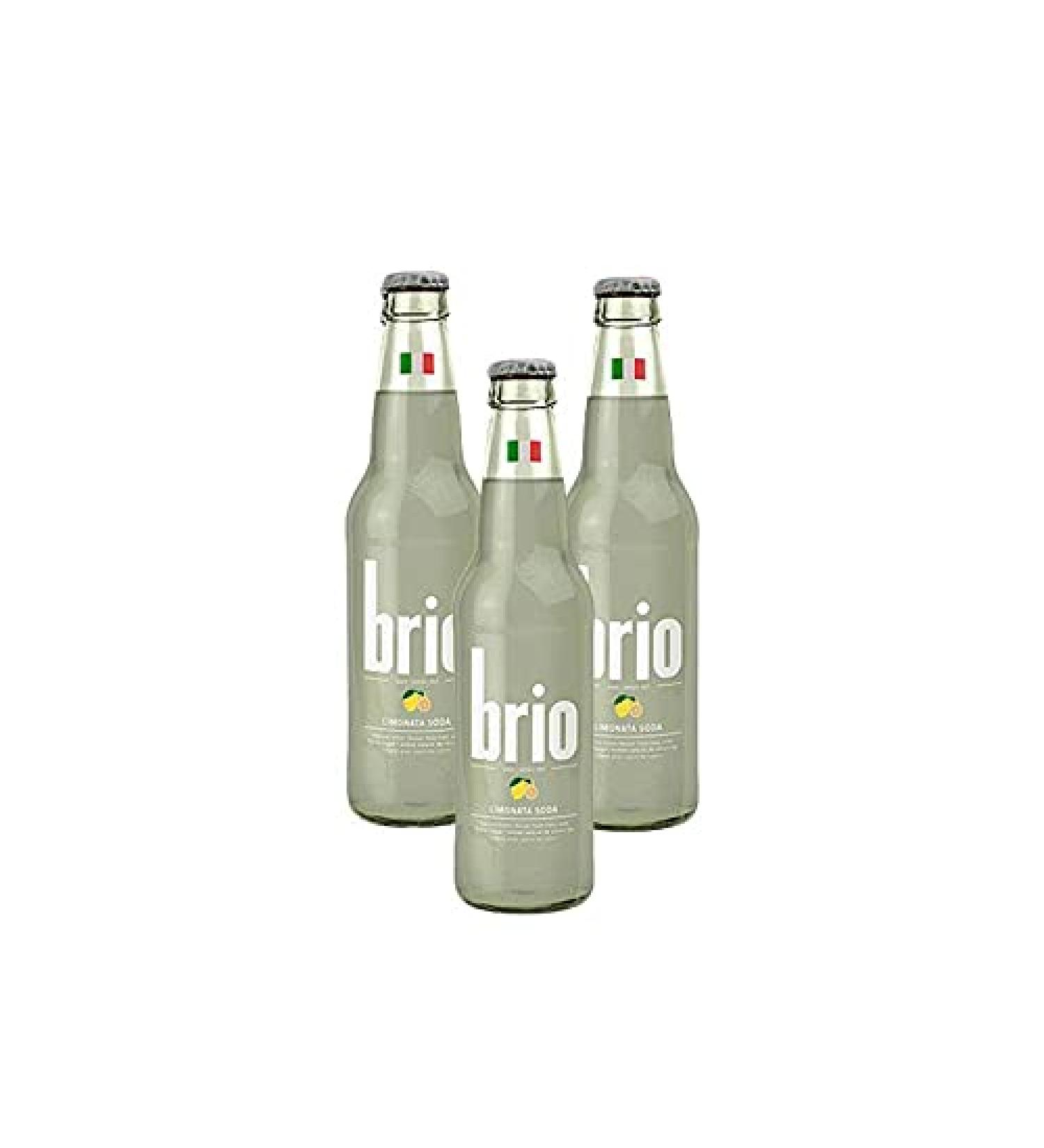 BRIO - BOTTLES LEMONATA SODA 12x355 ML