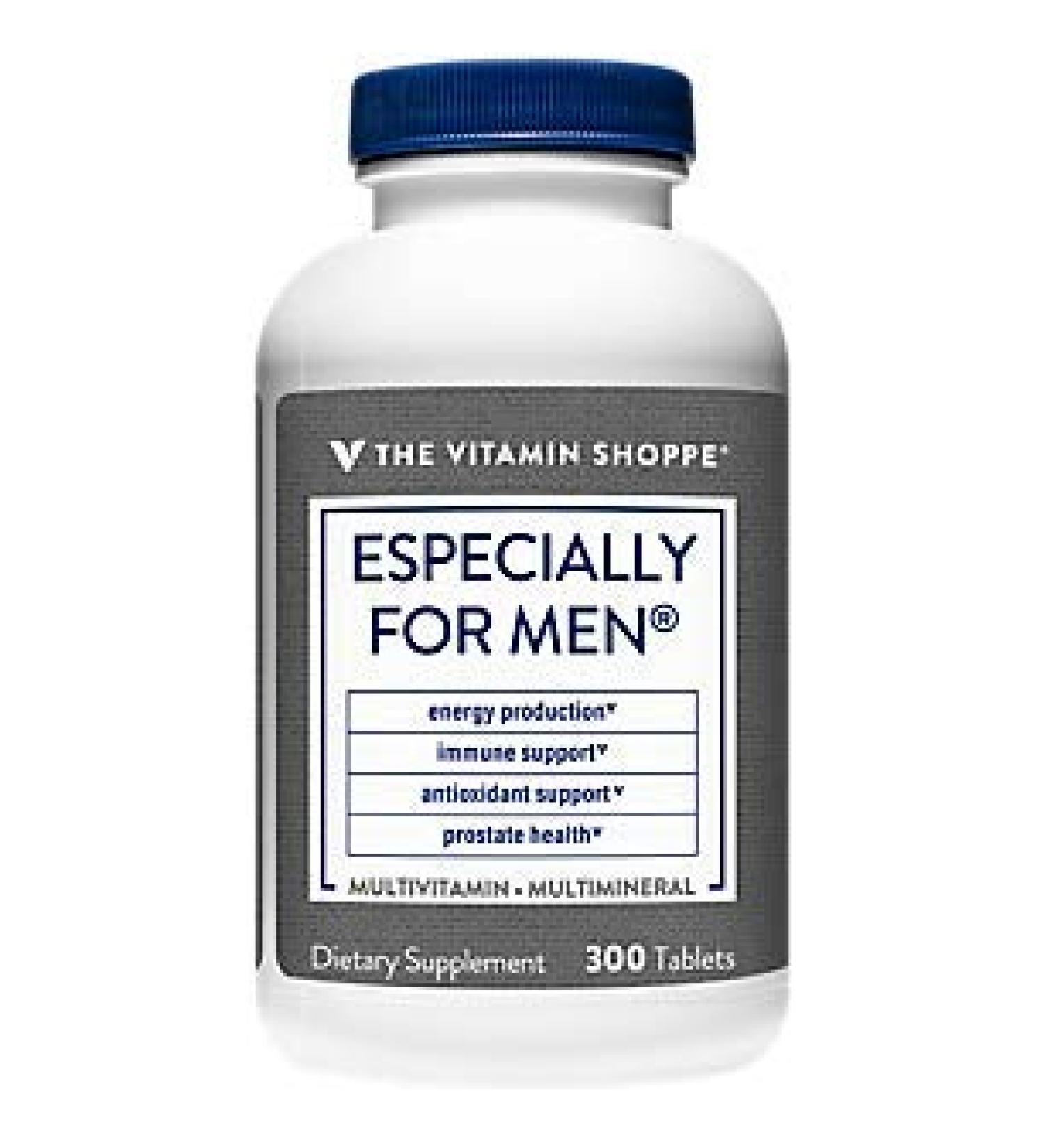 The Vitamin Shoppe Men's Multivitamins - Antioxidant & Prostate Health Support (300 Tablets) - Buy Online on GoSupps.com