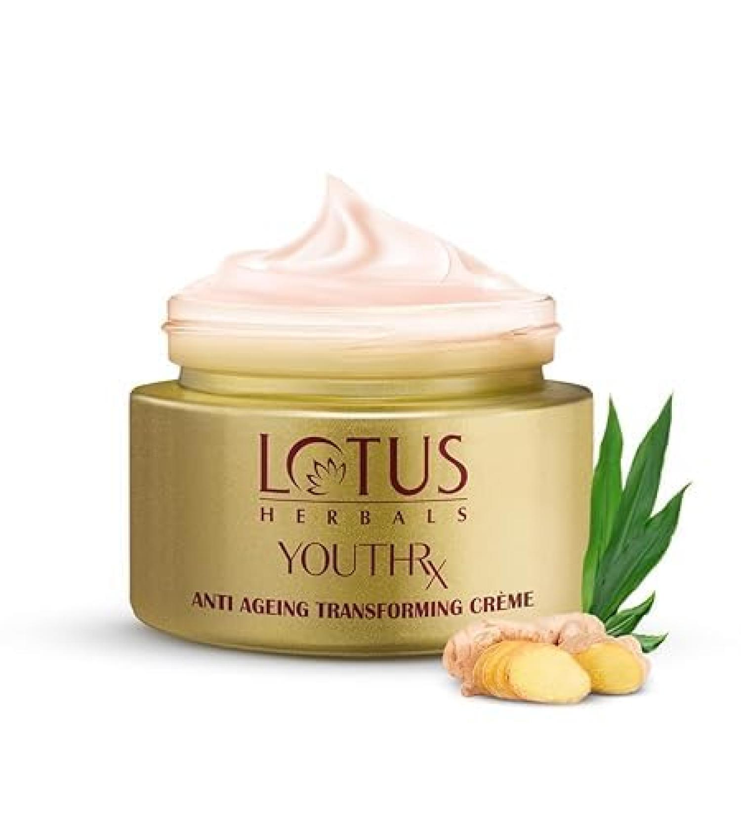 L_ot.us Herbals Youthrx Anti-Ageing Cream - SPF 25 | Transforming Formula with Gineplex Youth Compound | Visible Reduction of Aging Signs | Suitable for All Skin Types | 50g - Buy Online on GoSupps.com