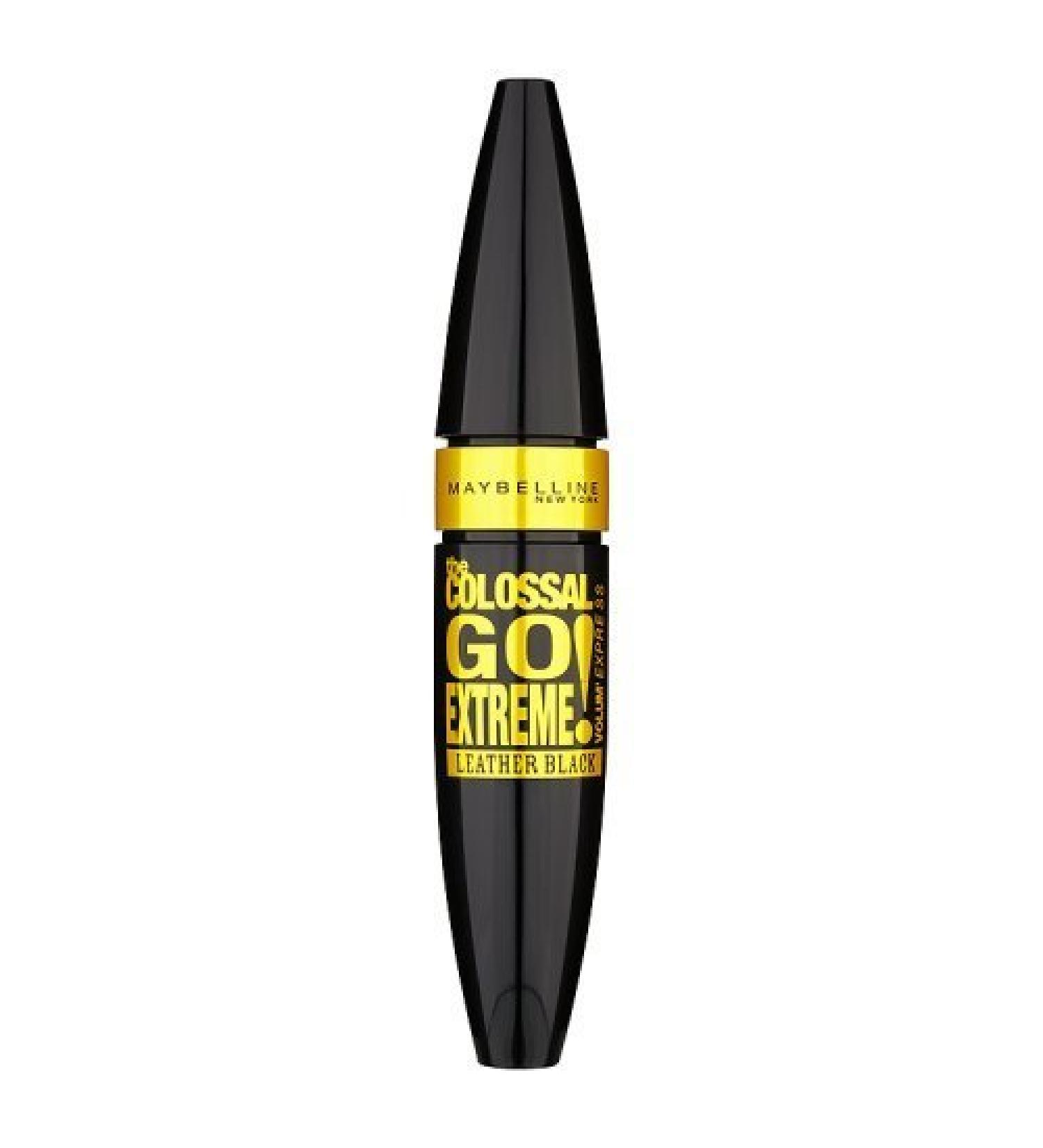 2 x Maybelline New York The Colossal Go Extreme Leather Black Mascara 95 ml