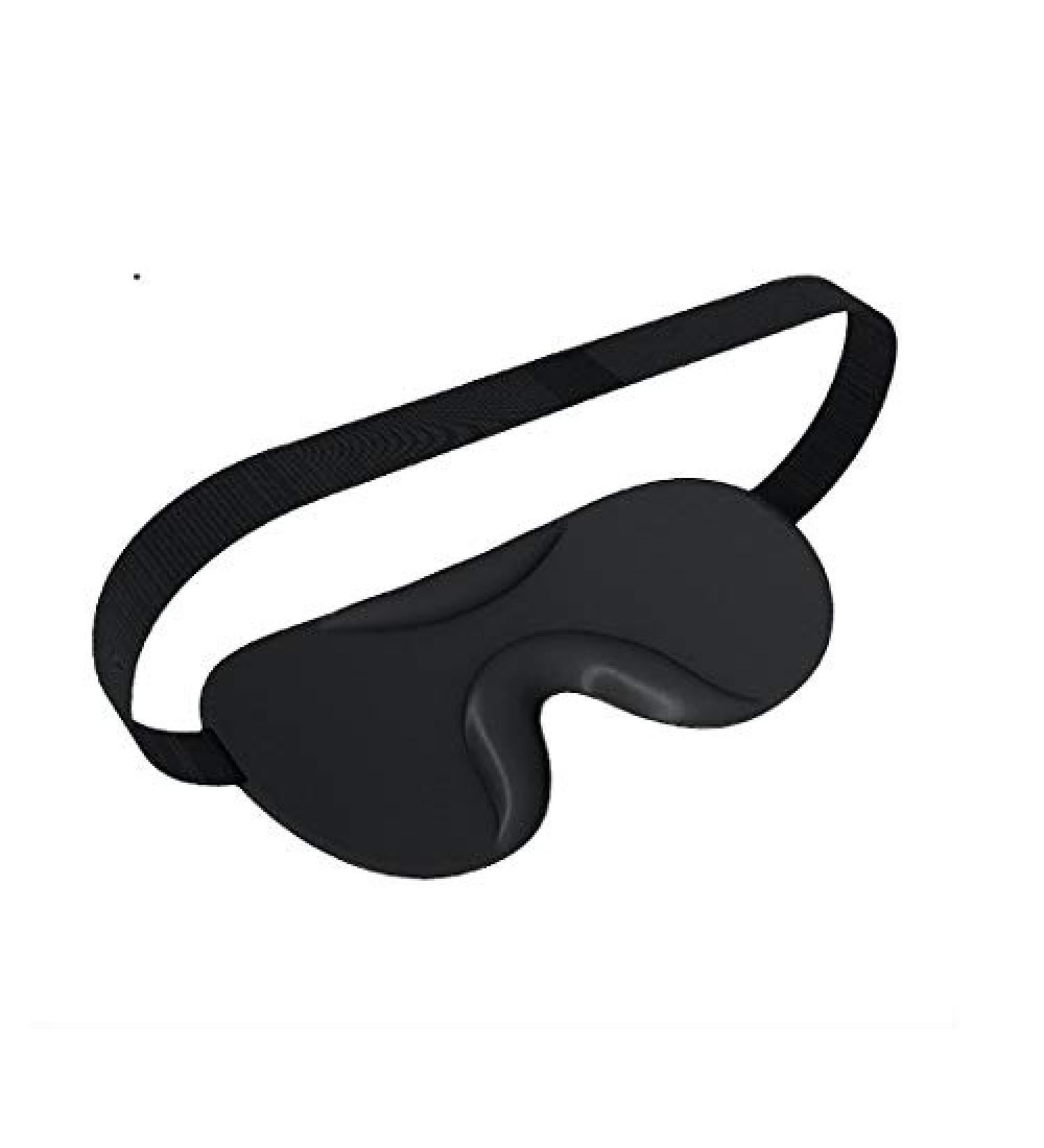 3D Contoured Sleep Eye Mask - Soft Eye Pillow for Travel | Comfort for Men & Women | International Shipping Available - Buy Online on GoSupps.com