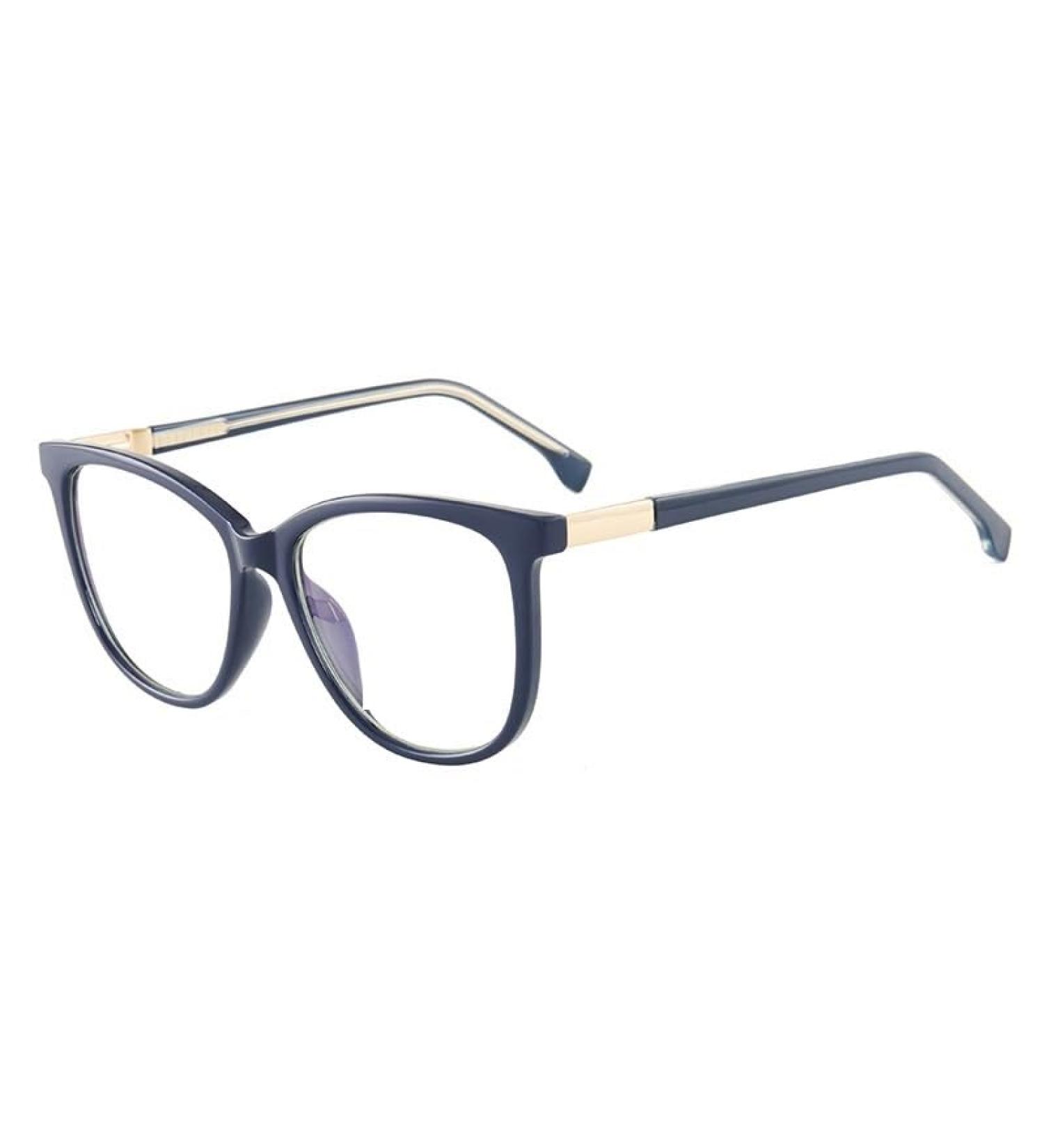 Oversized Clear Vision Blue Light Blocking Reading Glasses | Stylish +0.00 Computer Readers with Sturdy Flat Light Mirror - Shop Internationally - Buy Online on GoSupps.com