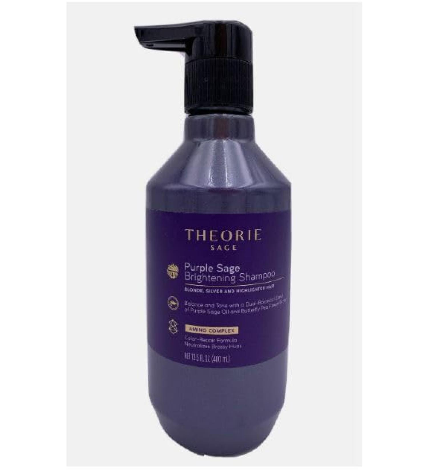 Theorie SAGE Brightening Shampoo for Blonde Silver & Highlighted Hair | 27 fl oz - Best International Shipping - Buy Online on GoSupps.com