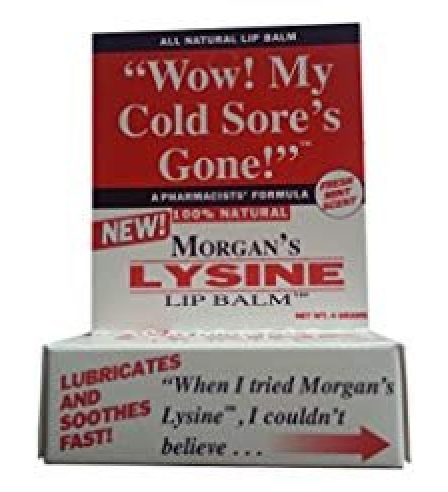 Jubujub Morgans Morgans Lysine Lip Balm Medicated  0.17 Ounce