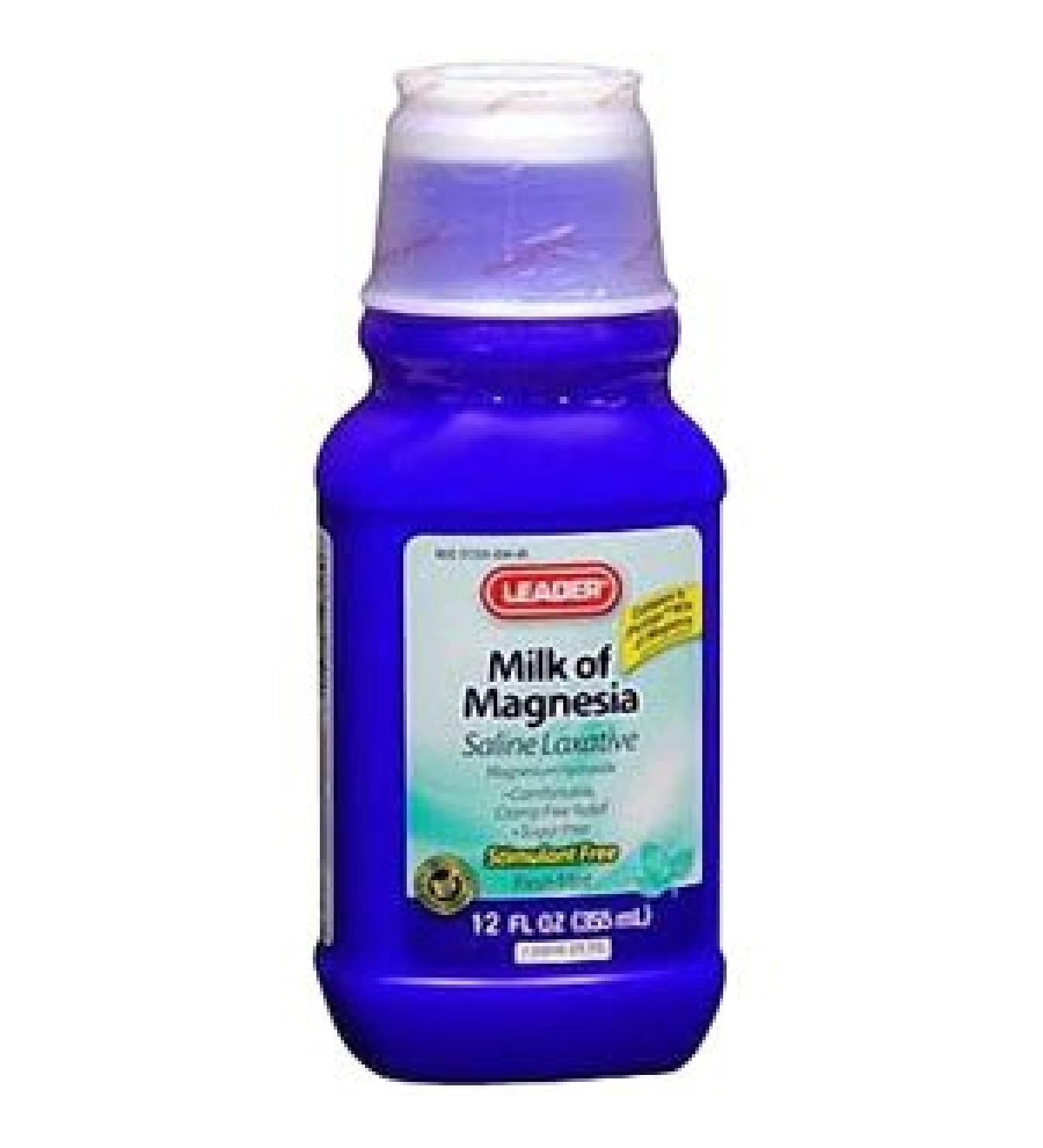 Leader Milk of Magnesia Mint Suspension 12 oz.