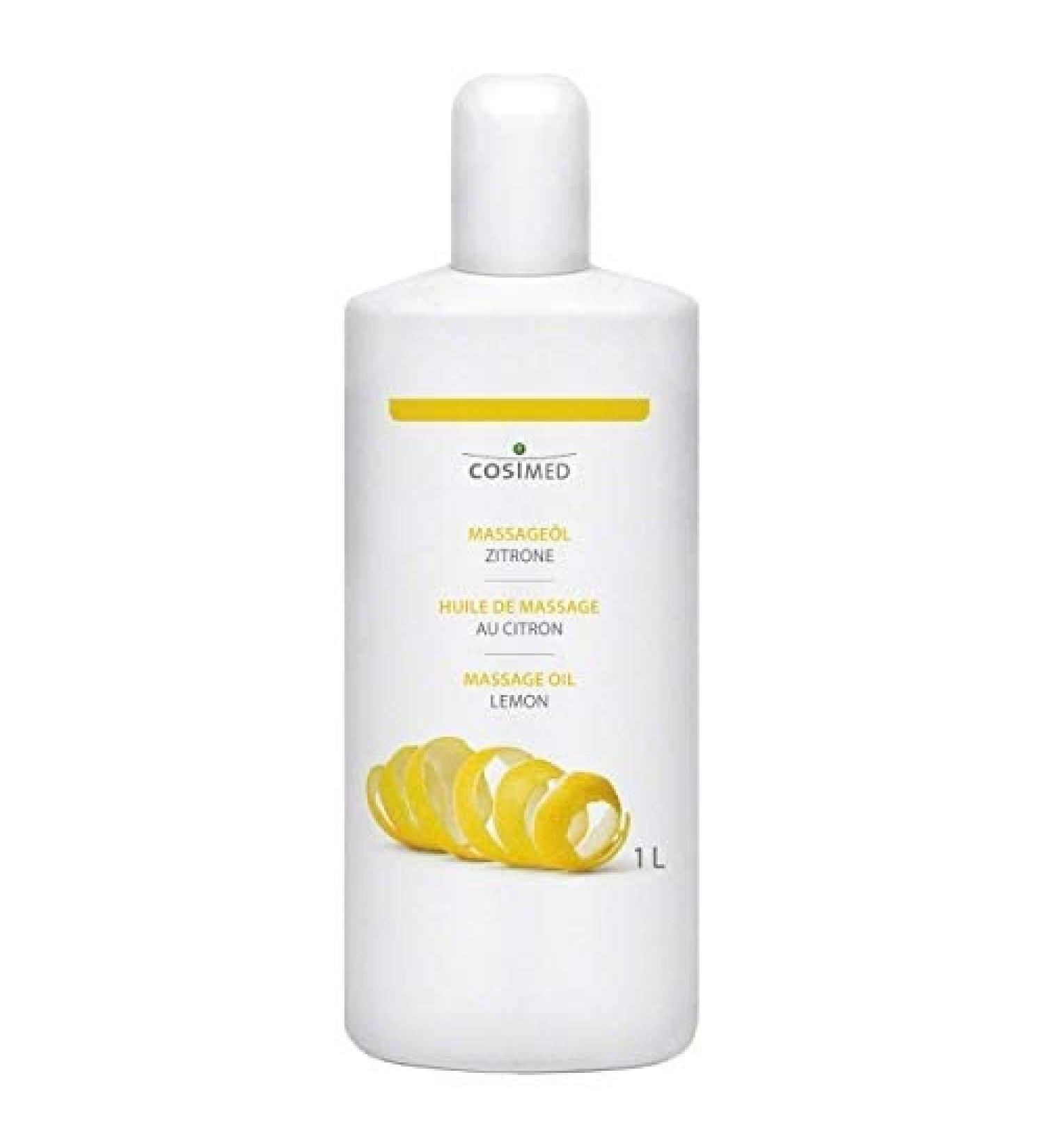 cosiMed massage oil lemon massage oil wellness therapy 1 l