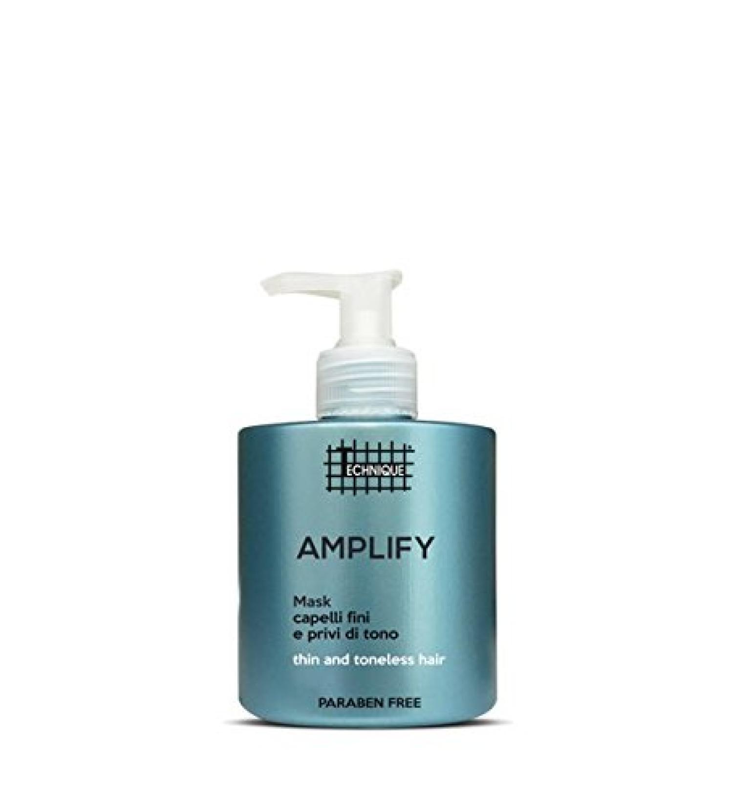 TECHNIQUE Just Amplify Mask for fine hair and free of clay volume effect 300 ml | Paraben Free