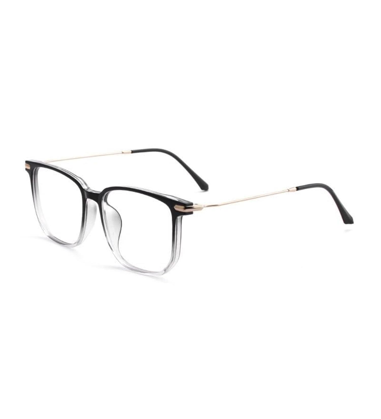 Zhuyiqz Anti-UV Reading Glasses | Stylish Oversized Computer Readers | Anti-Blue Light | Clear-Black +150 for Women - Buy Online on GoSupps.com