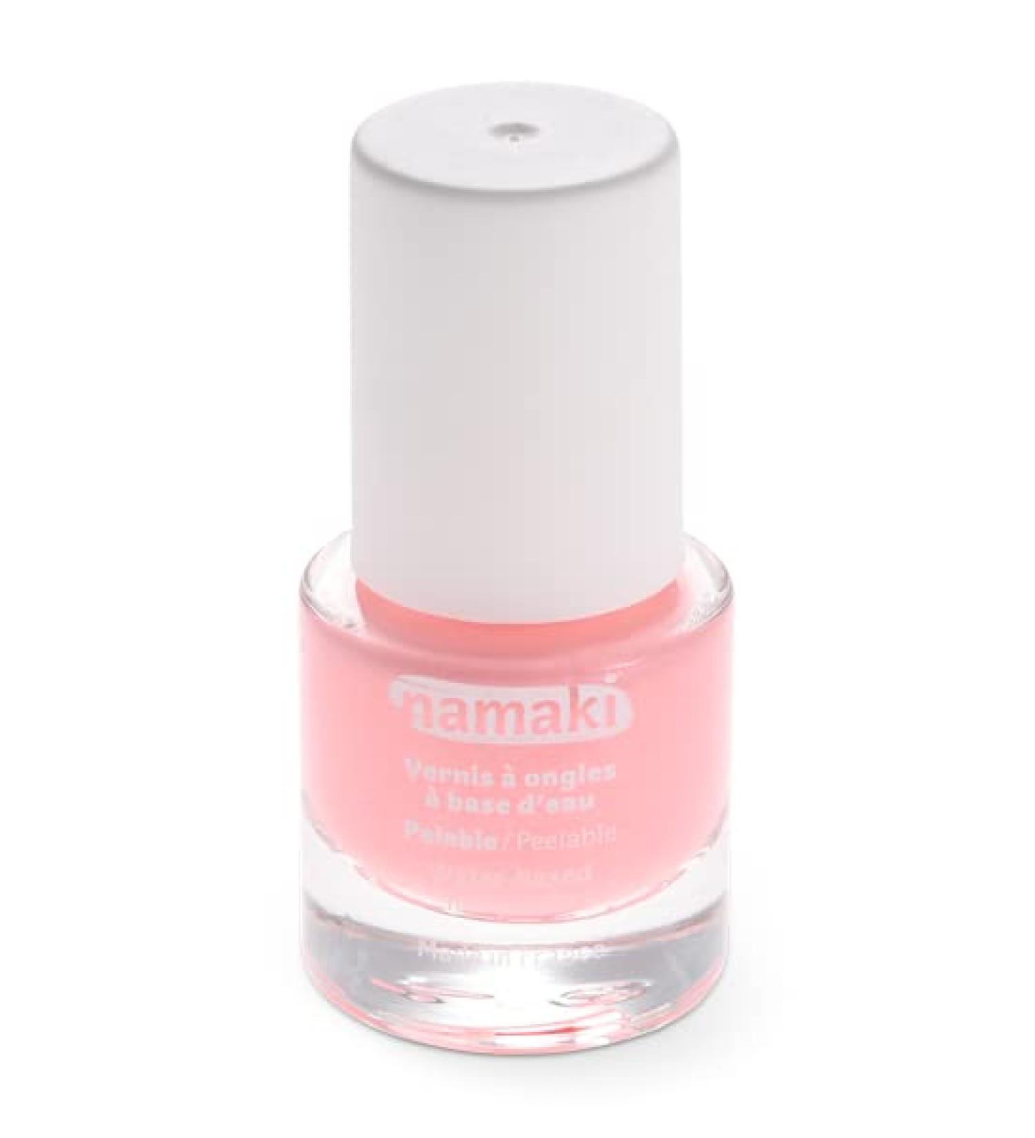 namaki Namaki Organic Nail Polish for Kids | Water Based | Peelable Formula | Quick Drying | Colour 38 Candy Pink | 10ml