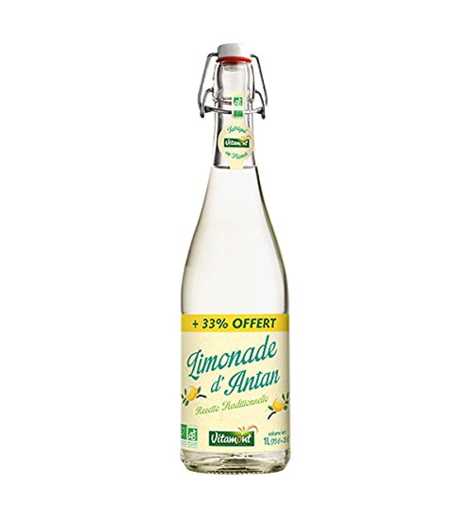 Vitamont - Organic Lemonade D'Antan 75Cl + 25 Cl Free - Unit - Buy Online on GoSupps.com