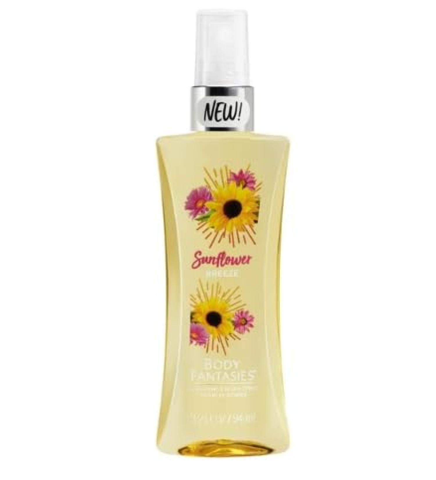 Body Fantasies 3.2 Fl Oz Sunflower Breeze Body Spray 1 Pack - Buy Online on GoSupps.com