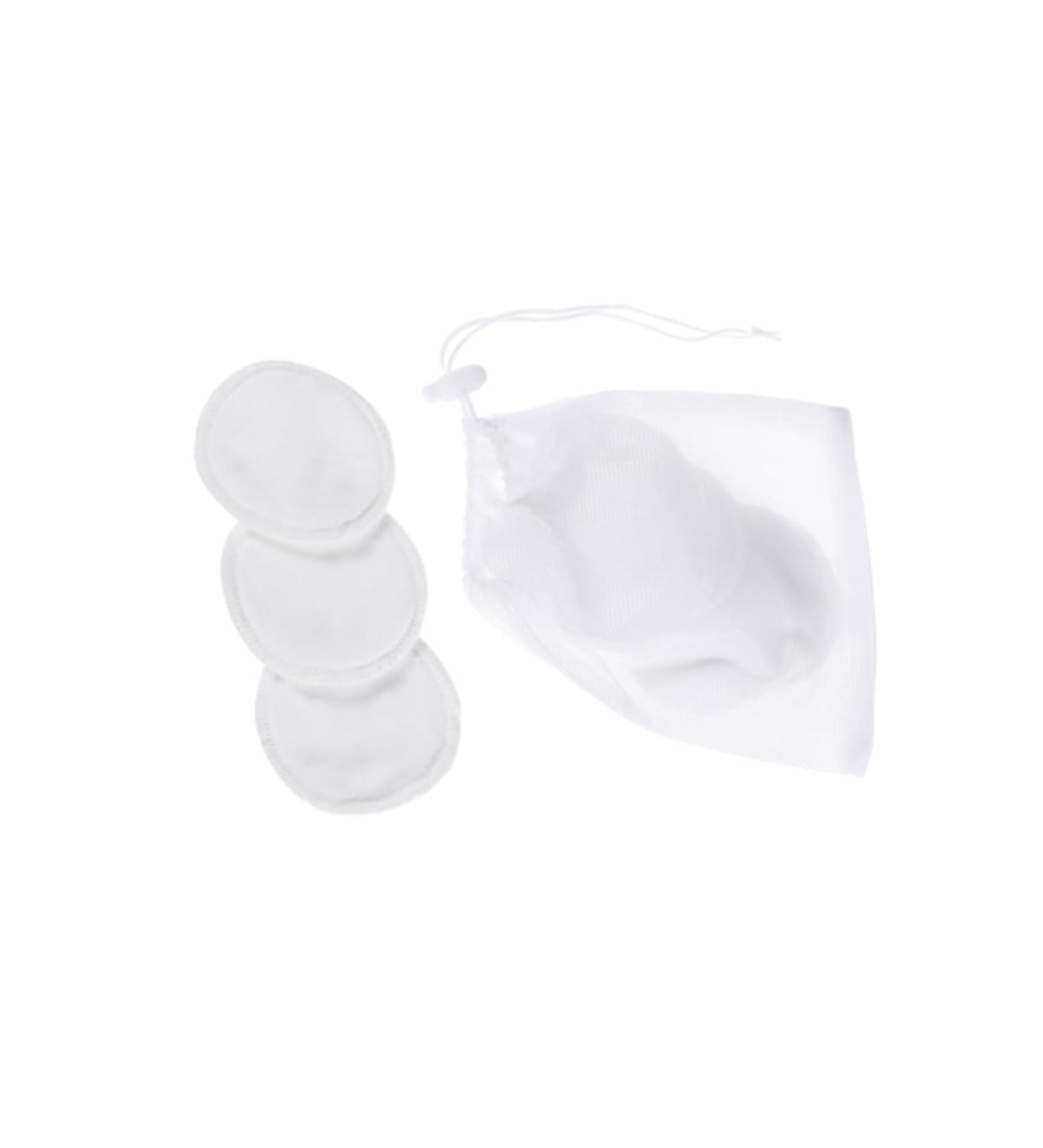 INOOMP 1 Set Galactorrhea Pads for Lactating Mothers Breathable and Durable Maternity Accessories with Mesh Bags Drawstring Zipper White - Buy Online on GoSupps.com