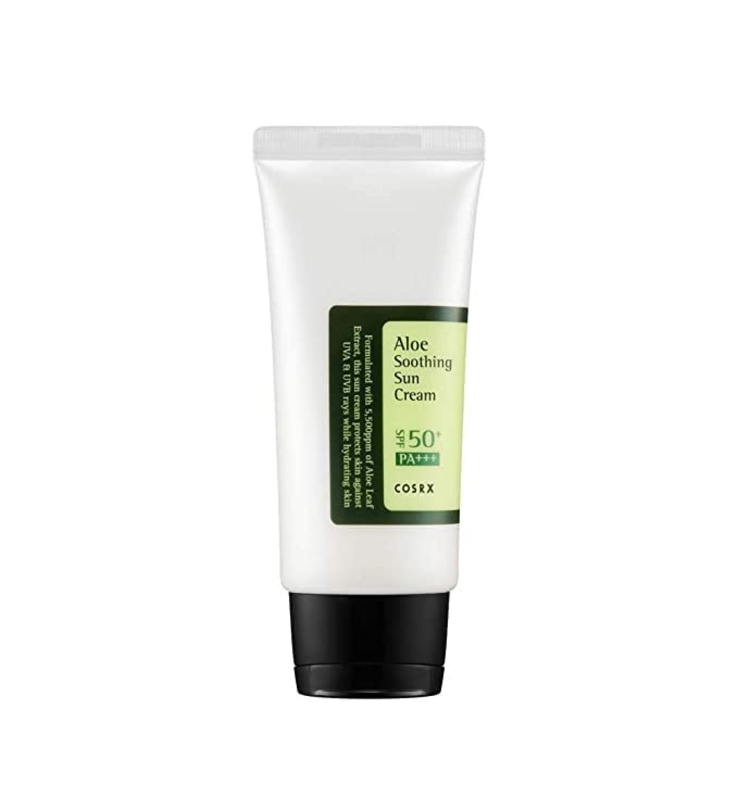 Aloe Soothing Sun Cream SPF50+/ PA+++ | Sun Protection for Sensitive Skin - Buy Online on GoSupps.com