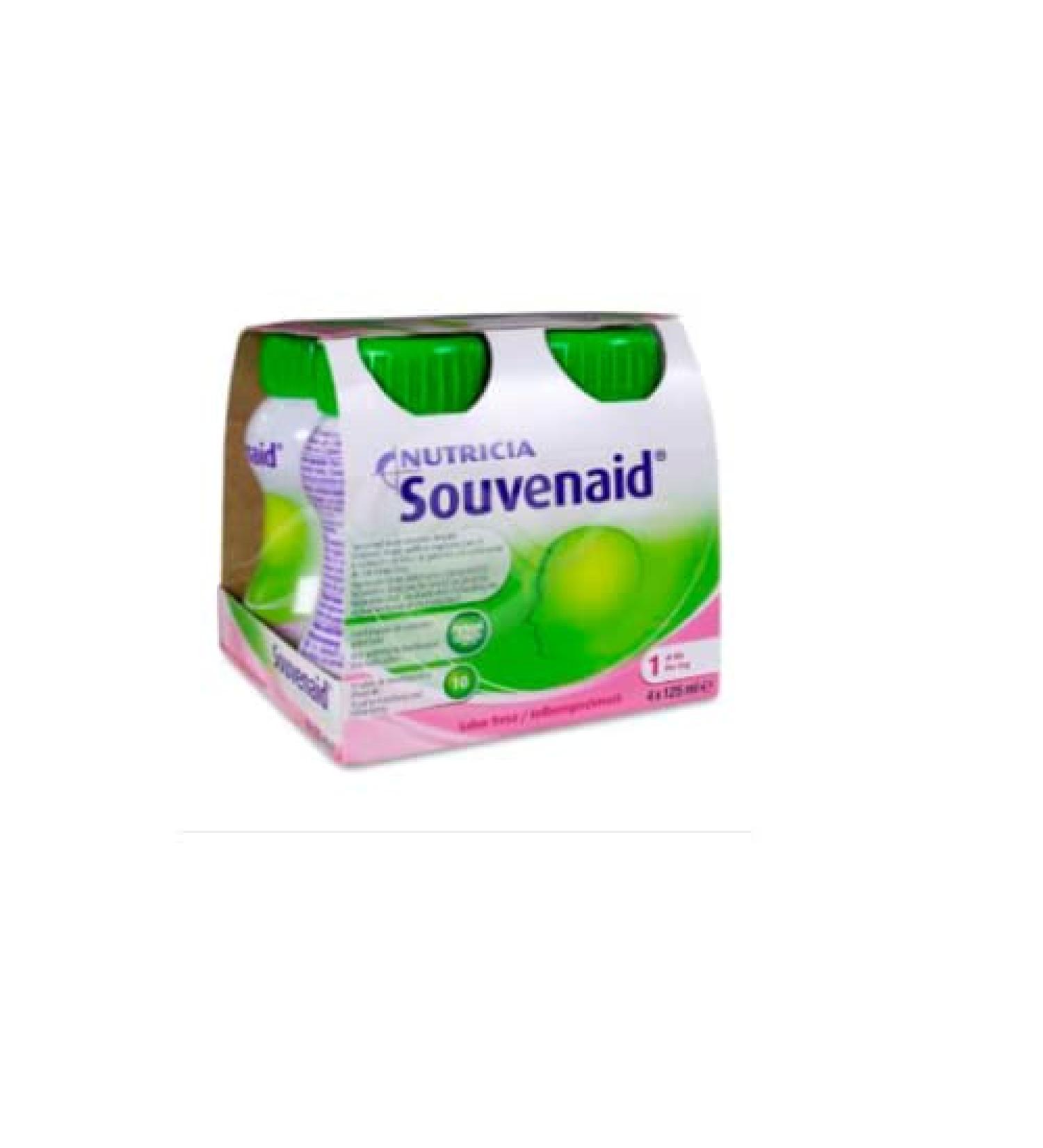 Nutricia Souvenaid Cappuccino 4 x 125 ml Strawberry