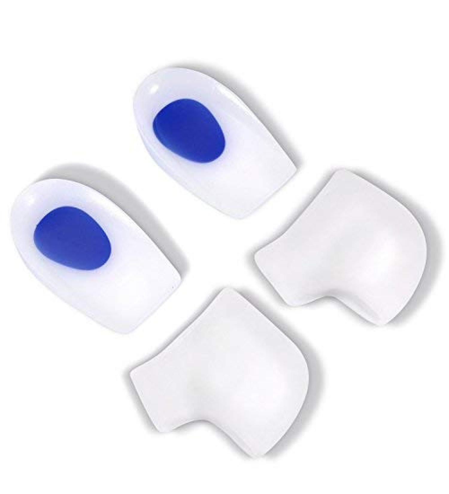Gel heel pillow silicone heel cap for plantar fasciitis heel spur and Achilles pain pillow absorbing support heel pillow Achilles tendon Pads heel cushion Plantare L
