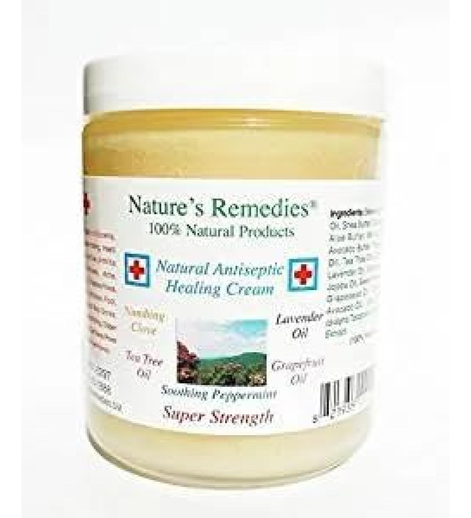 Natural Antiseptic Healing Cream - Soothes Skin Infections, Bed Sores, Wounds, Ulcers, Rashes, Burns - 4oz - Buy Online on GoSupps.com