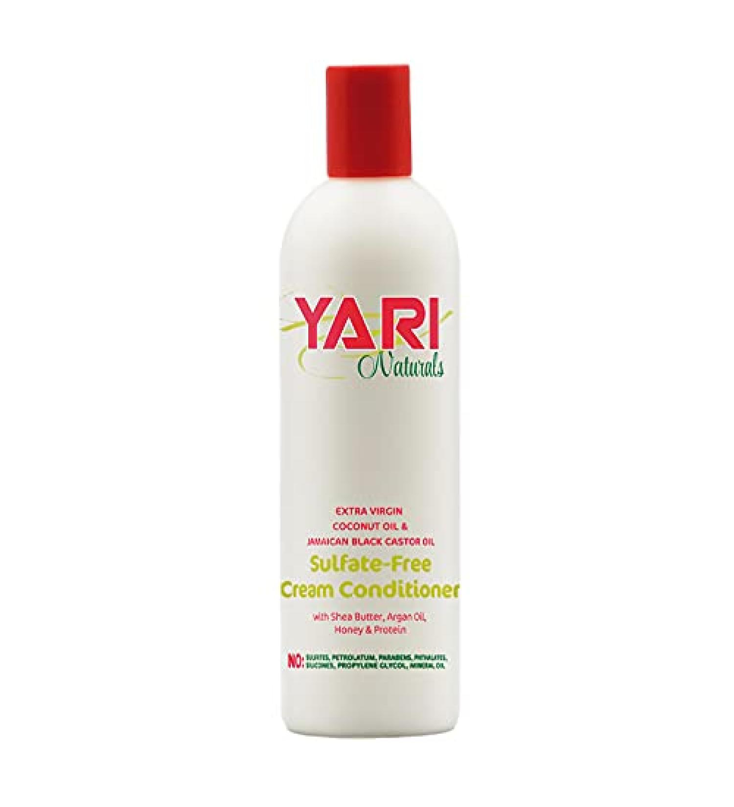 Yari Naturals Coconut Oil Jamaican Black Castor Oil Cream Conditioner 375 ml