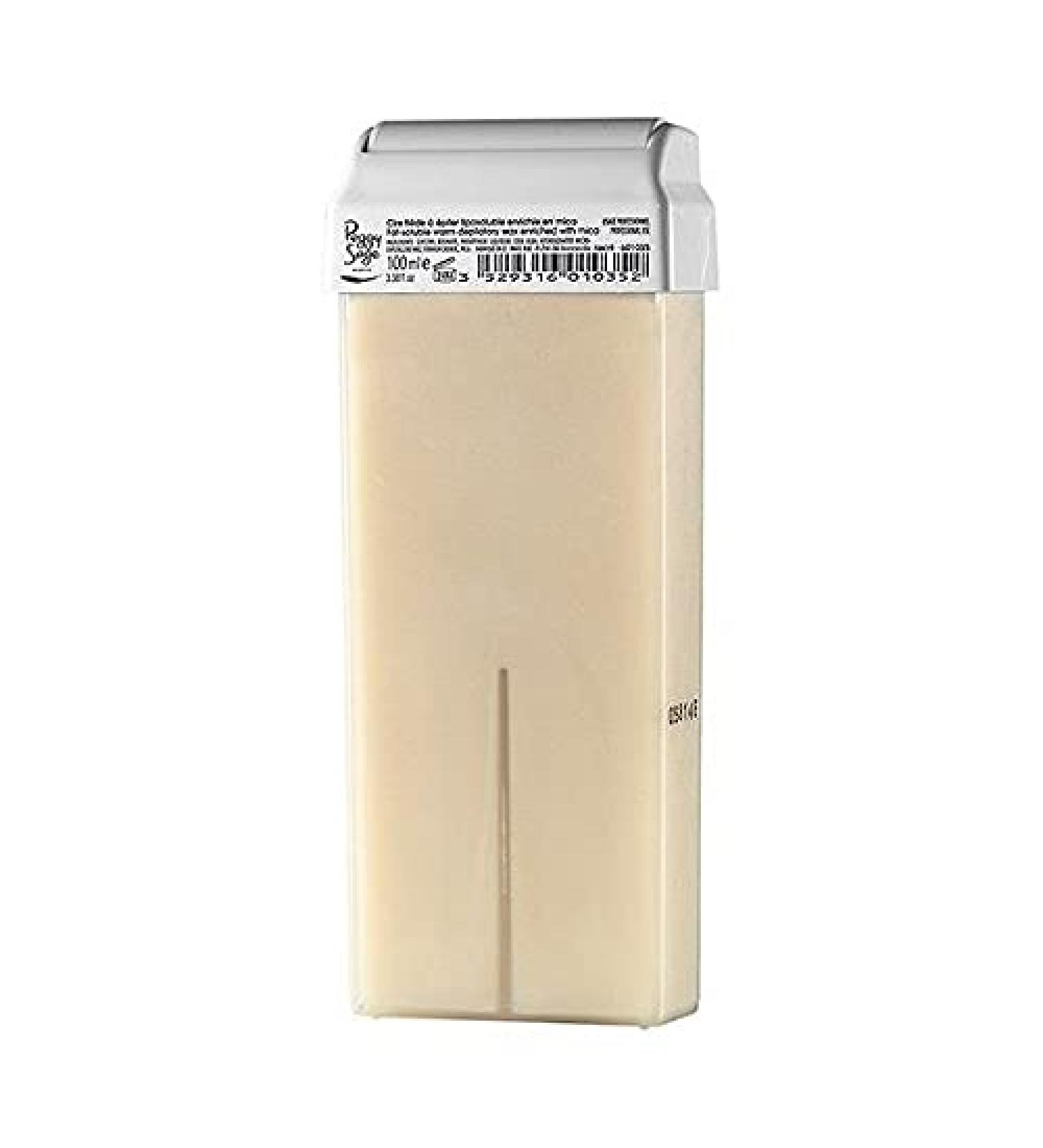 Disposable liposoluble warm wax cartridge pearly with strip Peggy Sage 100 ml