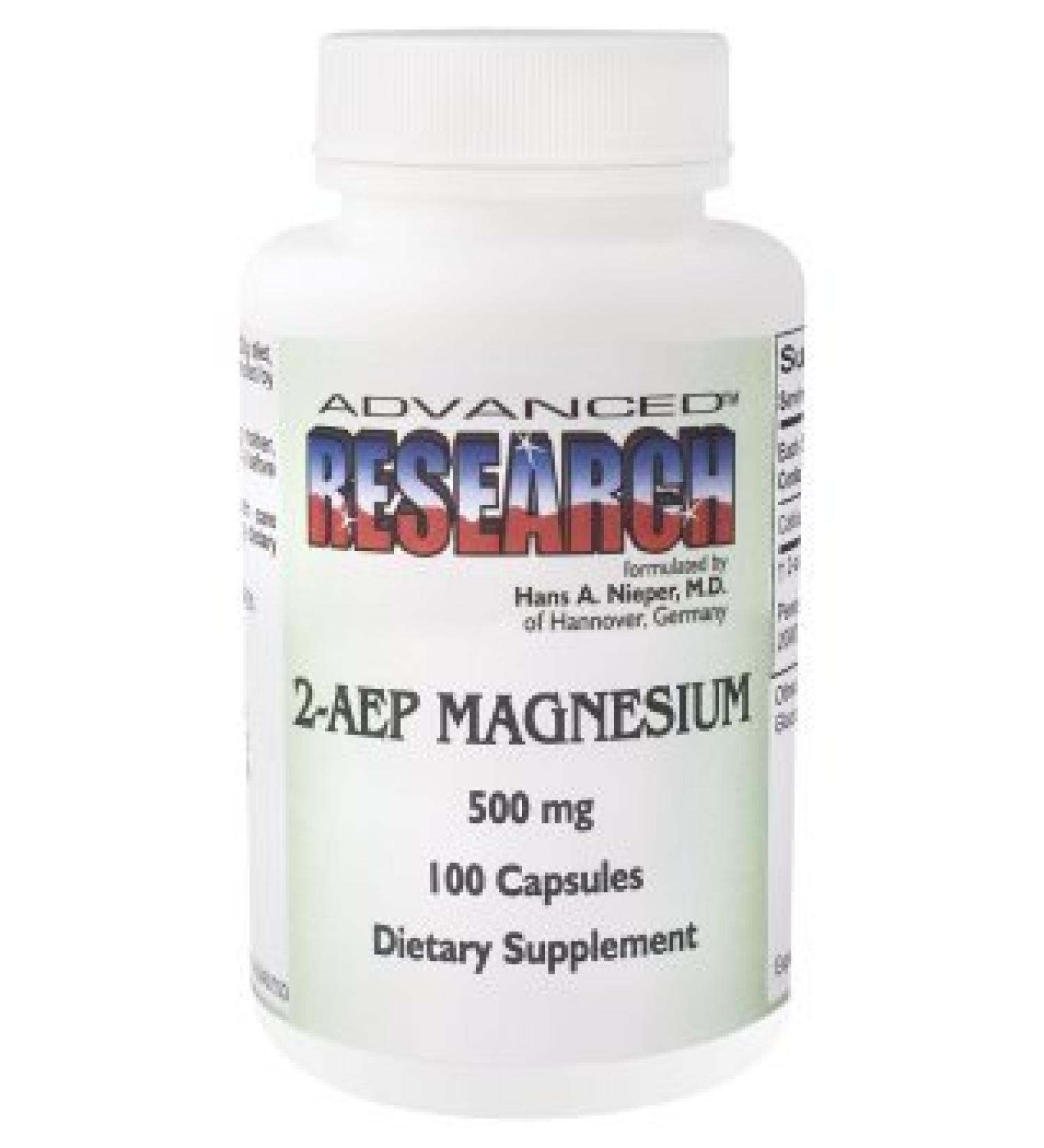 Nutrient Carriers - 2-Aep Magnesium 500 mg 100 capsules