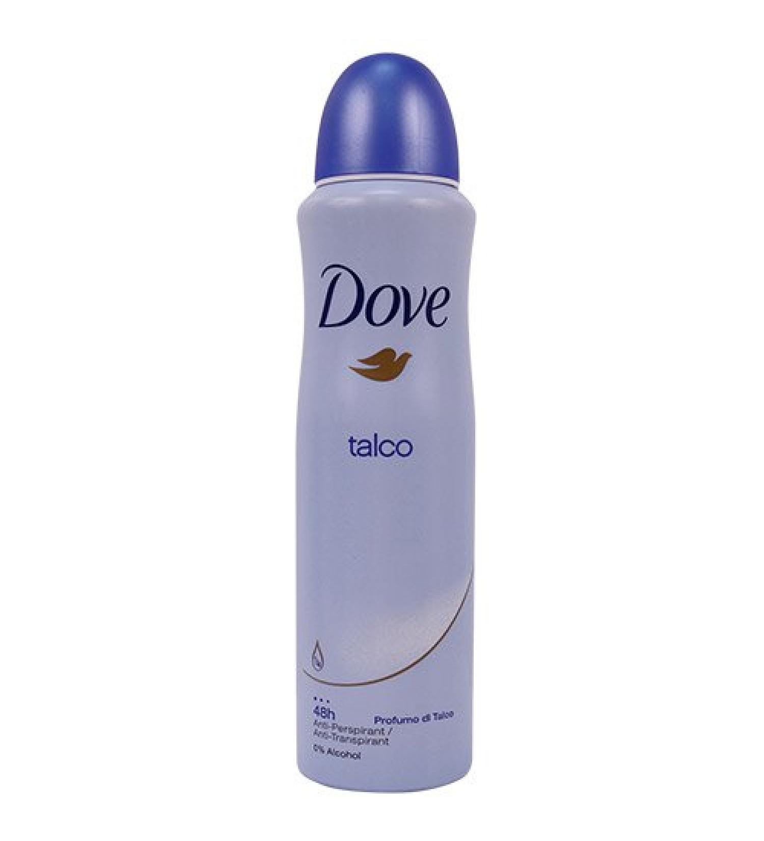 (3 PACK) DOVE Dry Spray Antiperspirant 48 hours (Talco) 5oz