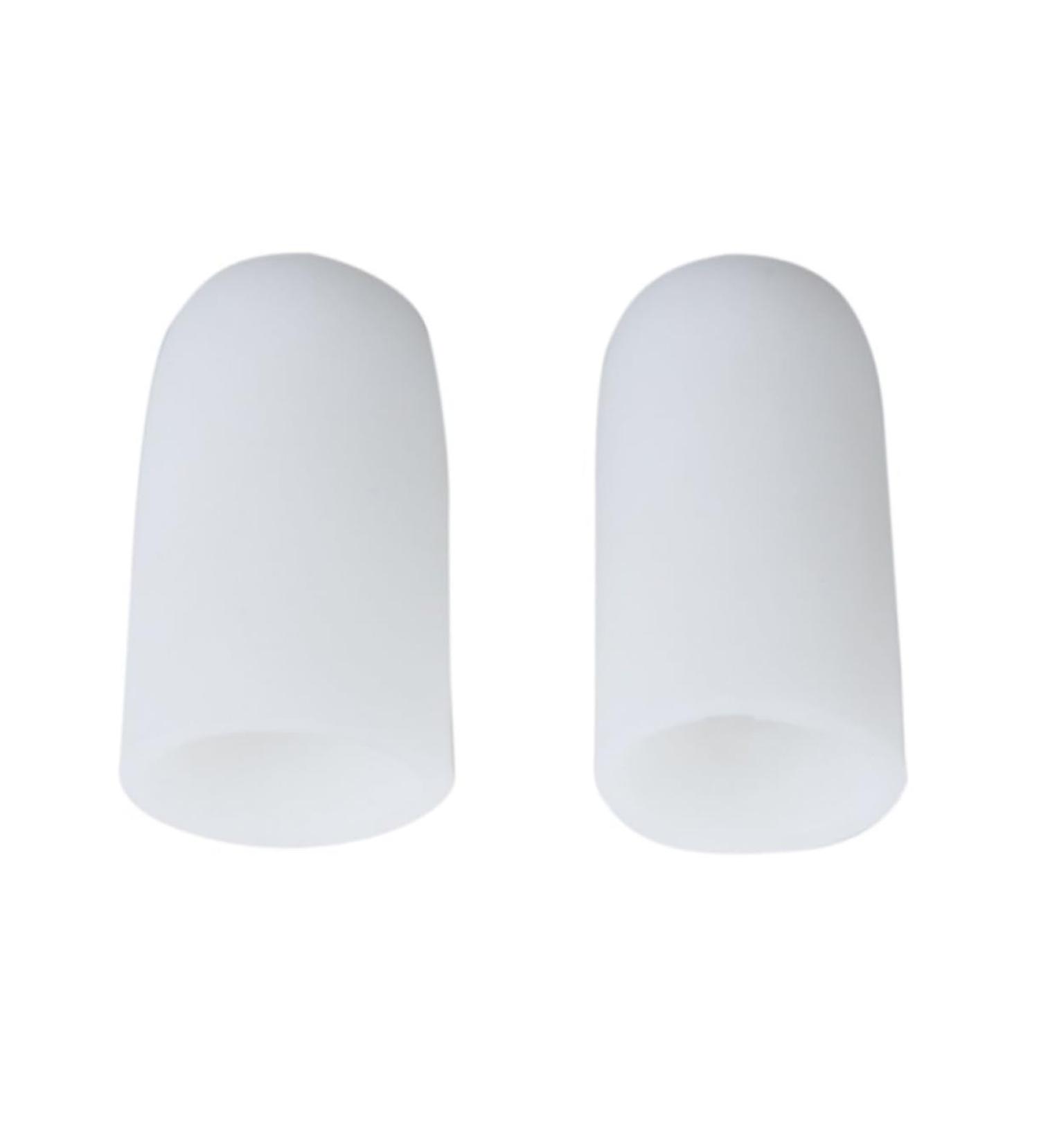 White Gel Toe Protectors - Pair of Eversion Shoe Caps for Blisters & Foot Protection - Buy Online on GoSupps.com