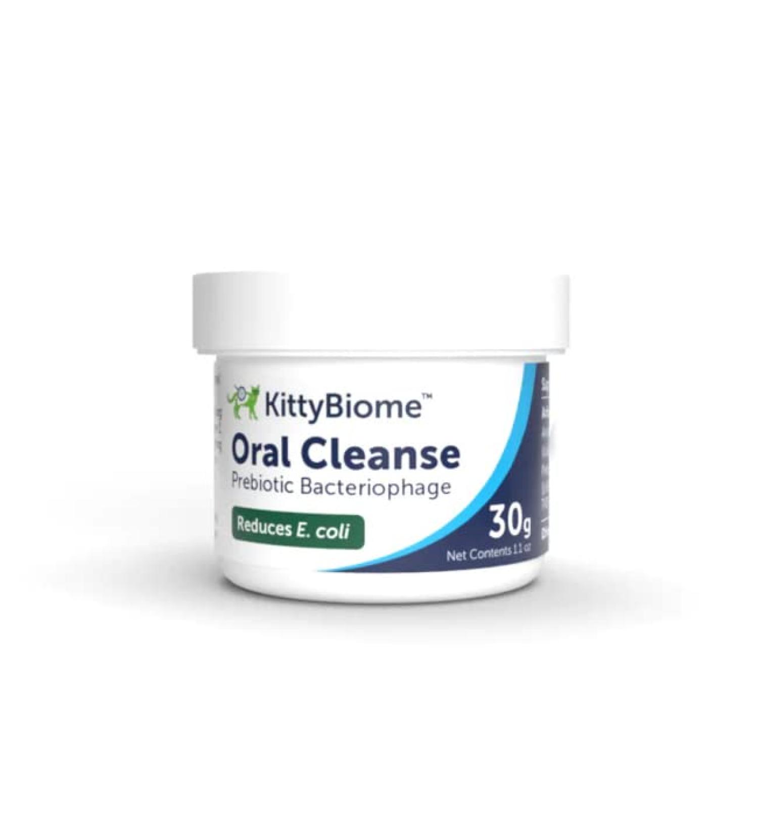 AnimalBiome Cat Oral Cleanse Powder Prebiotic Supports Healthy Oral and Gut Microbiome - KittyBiome
