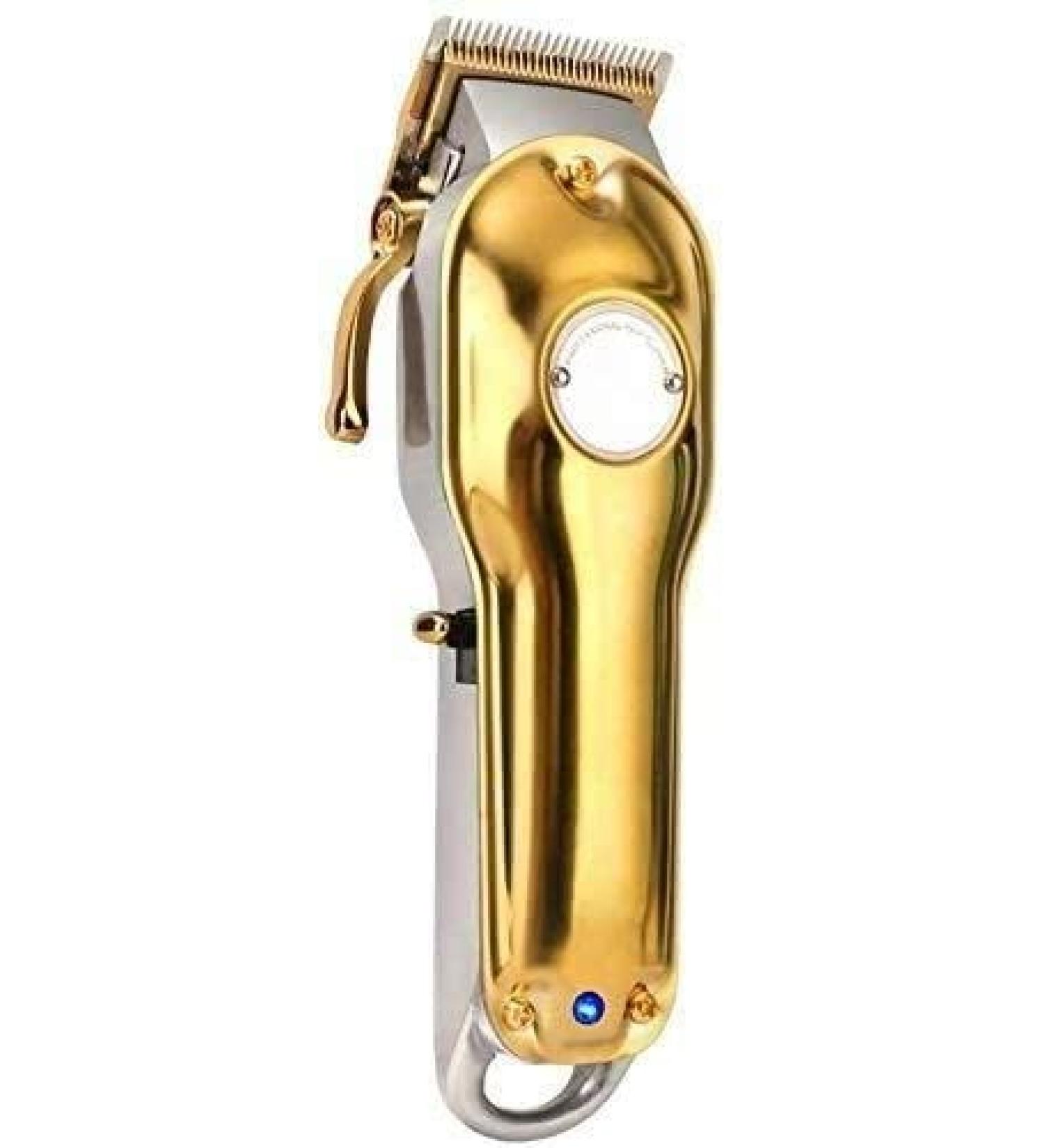 Professional Gold Cordless Hair Cutting Tool & Trimming Scissors - Rechargeable Men's Hair Clippers for Home Use - Buy Online on GoSupps.com