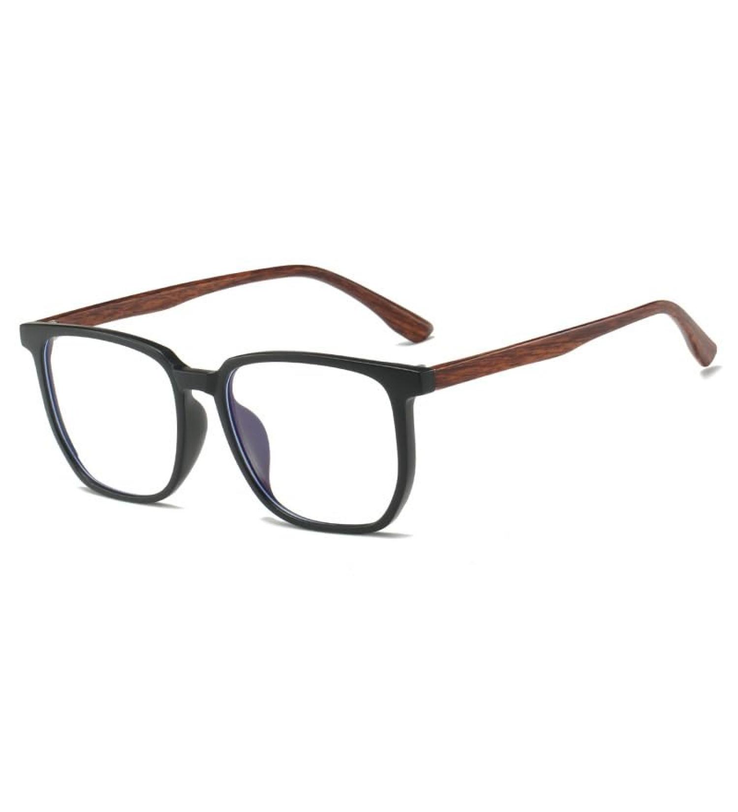 PARWANA Designer Anti Glare Blue Light Blocking Reading Glasses - Large Flat Light Mirror +250 Sand-Black Stylish Computer Readers for Eye Protection - Buy Online on GoSupps.com