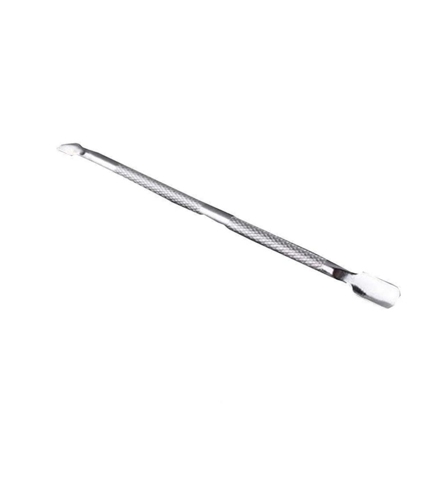 1PC Cuticle Pusher And Spoon Double-End Nail Cleaner Stainless Steel Cuticle Remover And Cutter Manicure And Pedicure Tool stainless steel cuticle pusher - Buy Online on GoSupps.com