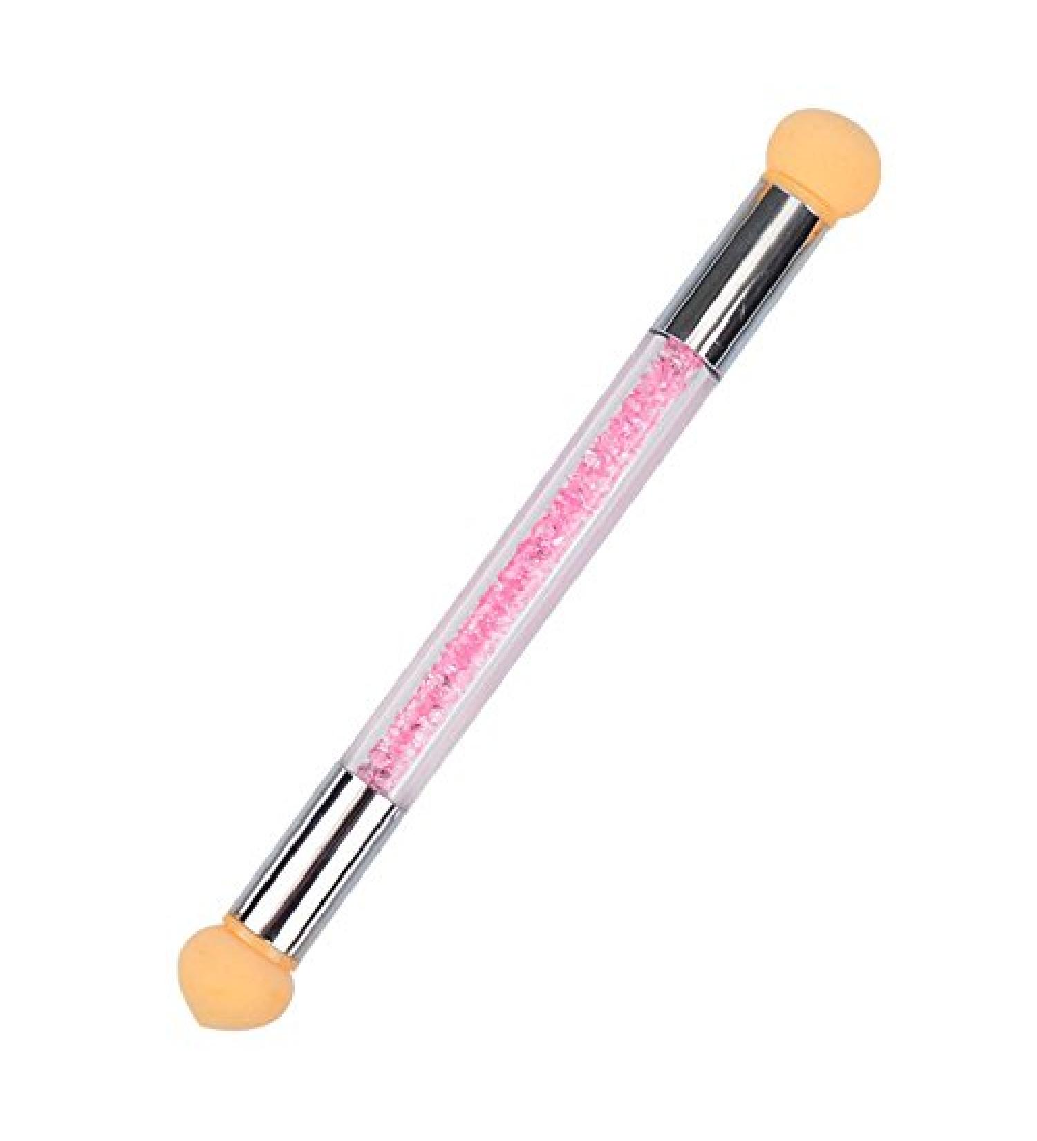 Artlalic Nail Art Sponge Glitter Powder & Gradient Dotting Pen Brush - 2-in-1 DIY Manicure Tool for Perfect Nail Designs | International Shipping Available - Buy Online on GoSupps.com