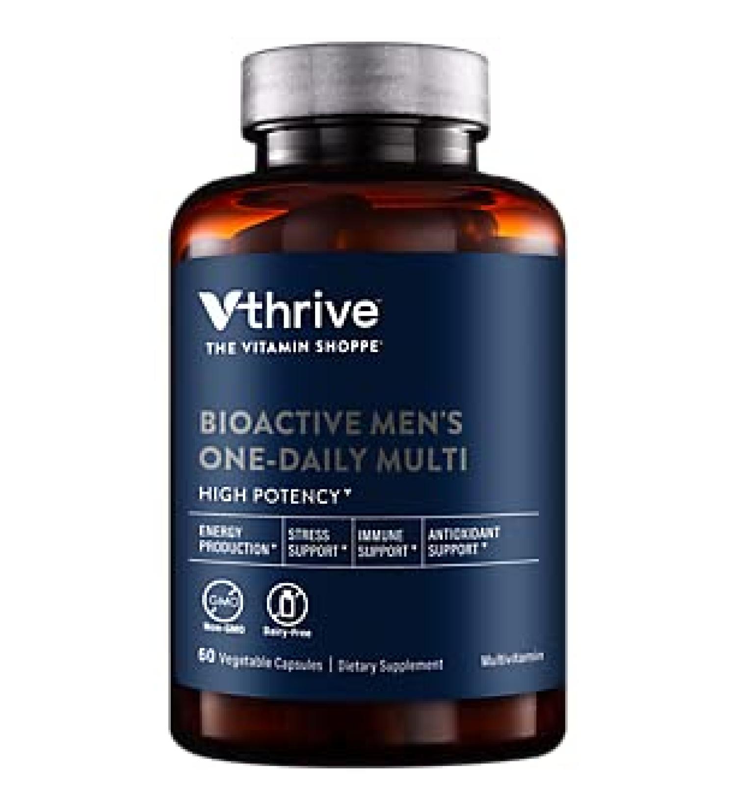 Men's Once-Daily Bioactive Multivitamin - 60 Vegetarian Capsules - Buy Online on GoSupps.com