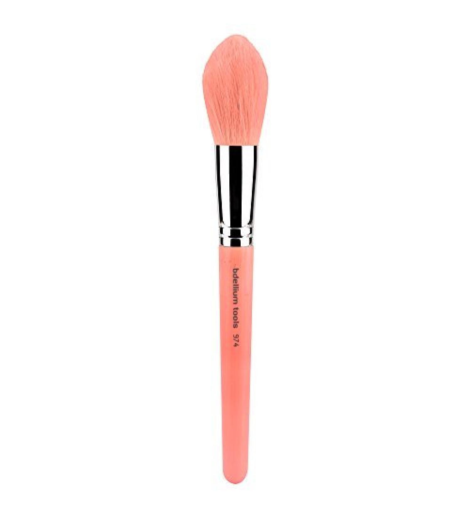 Bdellium Tools 974 Tapered Powder Brush - Professional Makeup Brush Pink Bambu Series - Buy Online on GoSupps.com