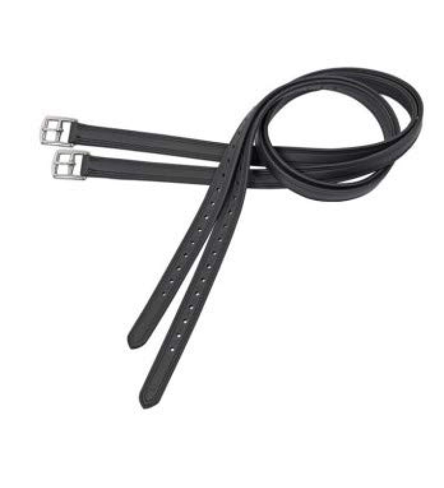 Solibel BUSSE stirrup leathers Soft-Curved dark brown fitting: stainless steel length 150 cm