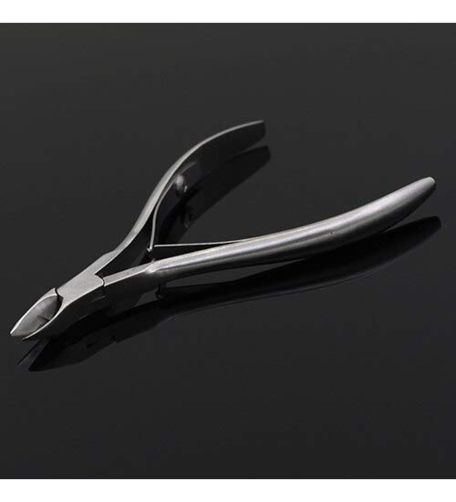 Designed Stainless Steel Cuticle Nail Art Salon Nipper Clipper Manicure Plier Cutter Tool - Buy Online on GoSupps.com