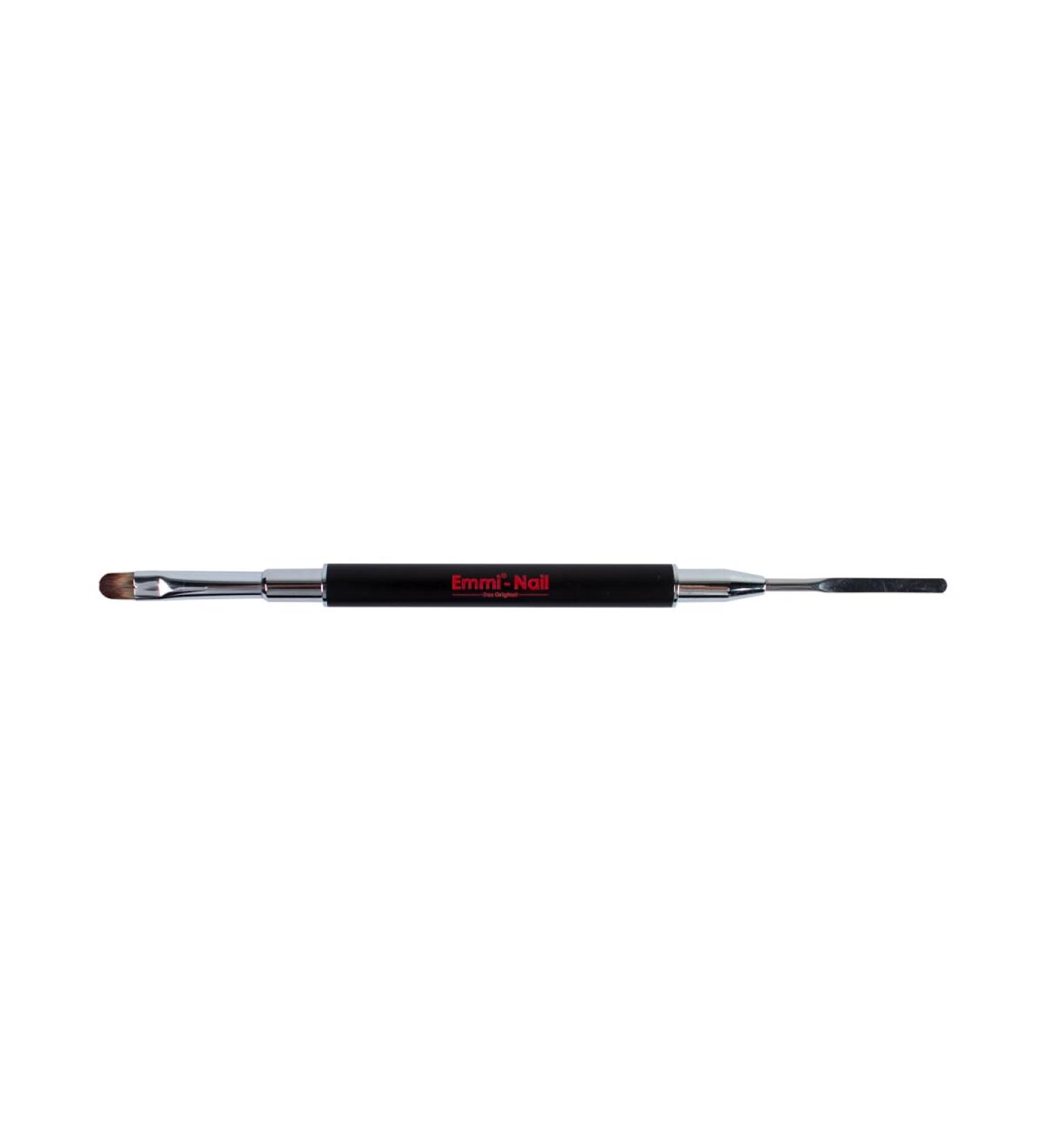 Emmi Nail 2-in-1 Gel Brush & Spatula - Dual-End Acrylic Nail Art Tool | Acetone Protected | Perfect for Gel Withdrawal & Processing - Buy Online on GoSupps.com