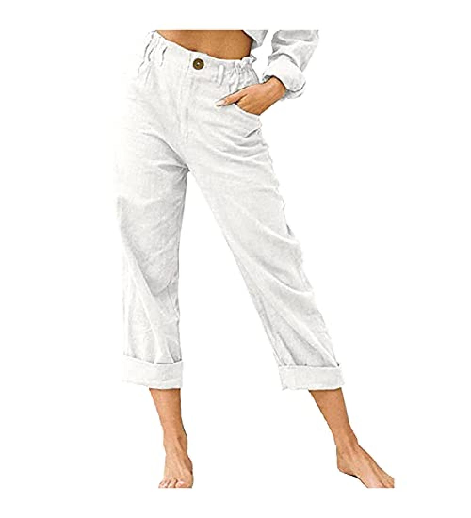 Beshionljs Women's High Waist Casual Sweatpants White-13 XL - Buy Online on GoSupps.com